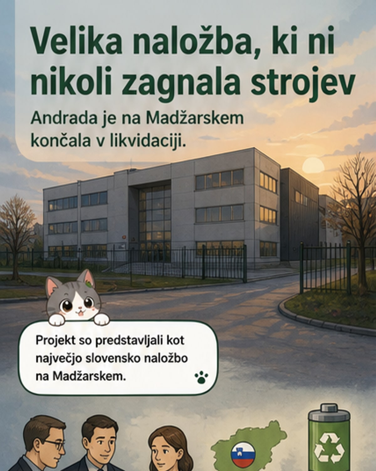 Slovenska naložba v Madžarski propadla