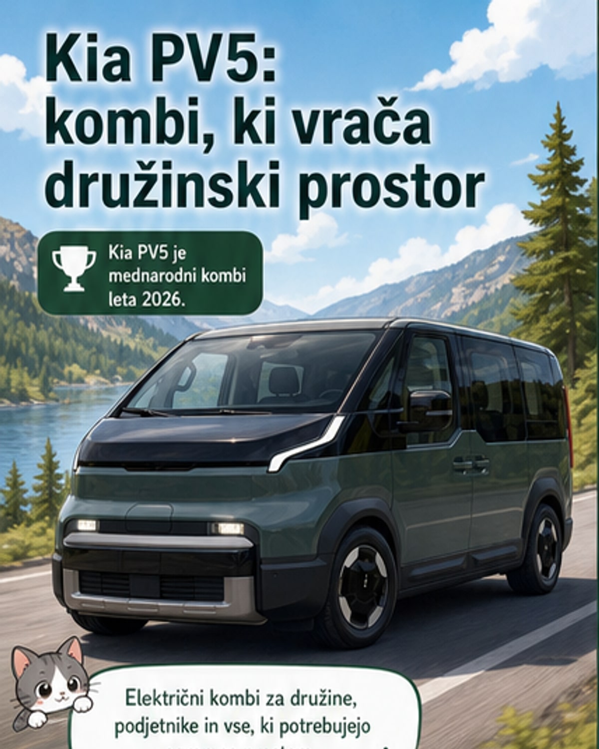 Kia PV5: Električni kombi, ki obrača tržišče