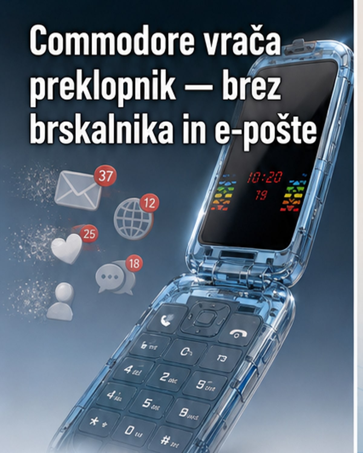 Commodore vrne retro telefon brez e-pošte