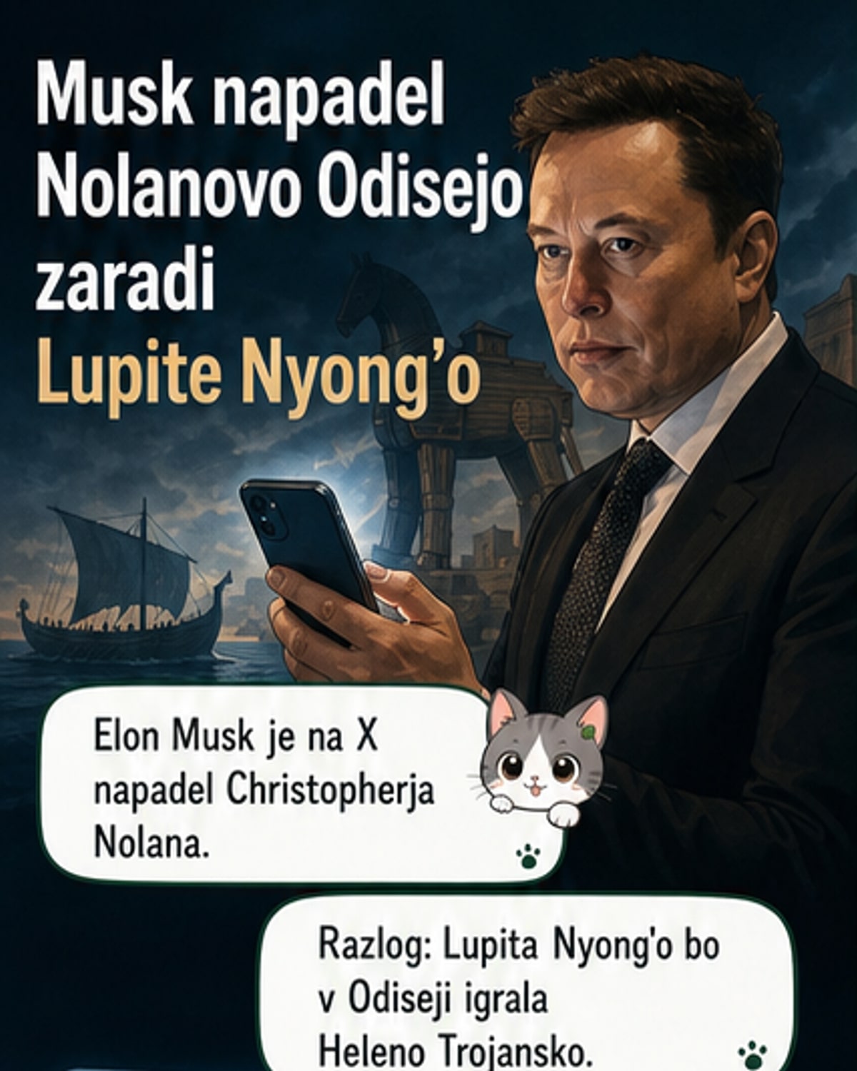 Musk kritičen do Nolanovega filma