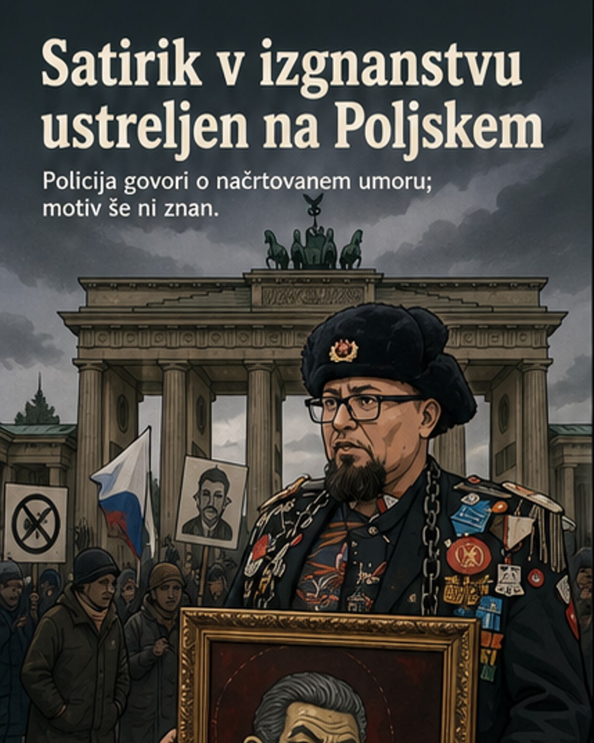 Umetnik, ki norčeval iz Putina, ubit v Poljski