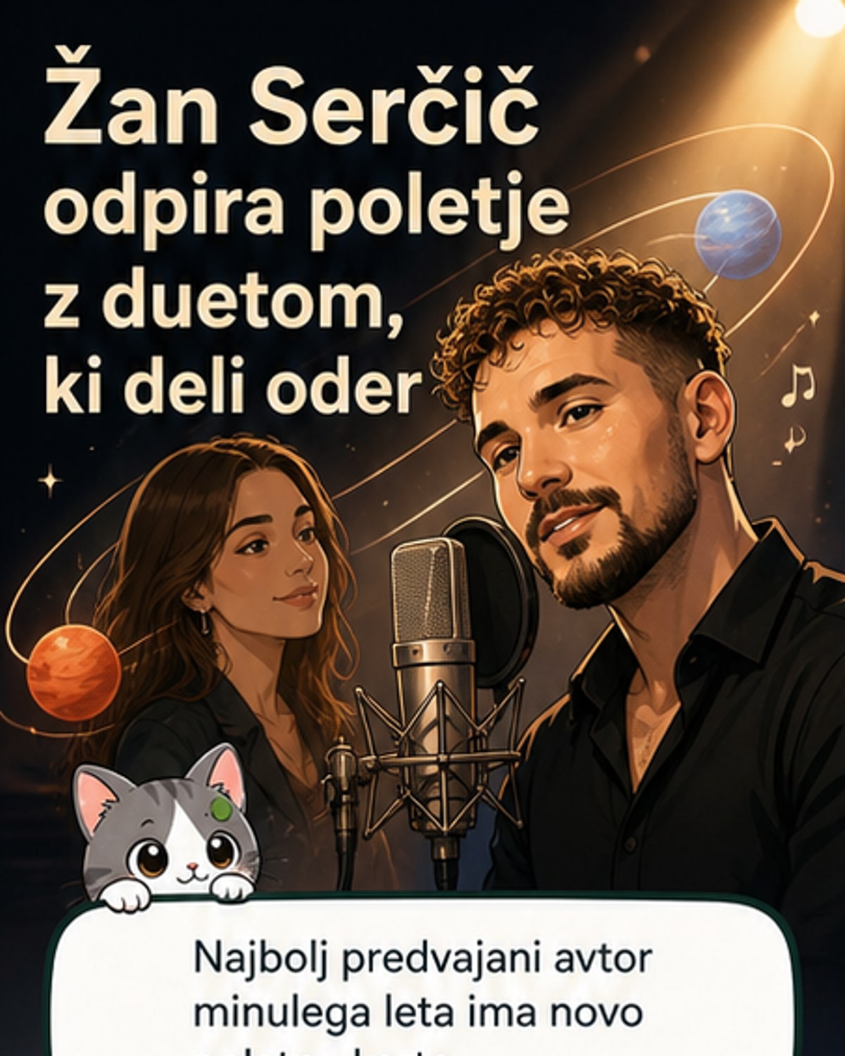 Žan Serčič in Arijana Lucas posnela duet