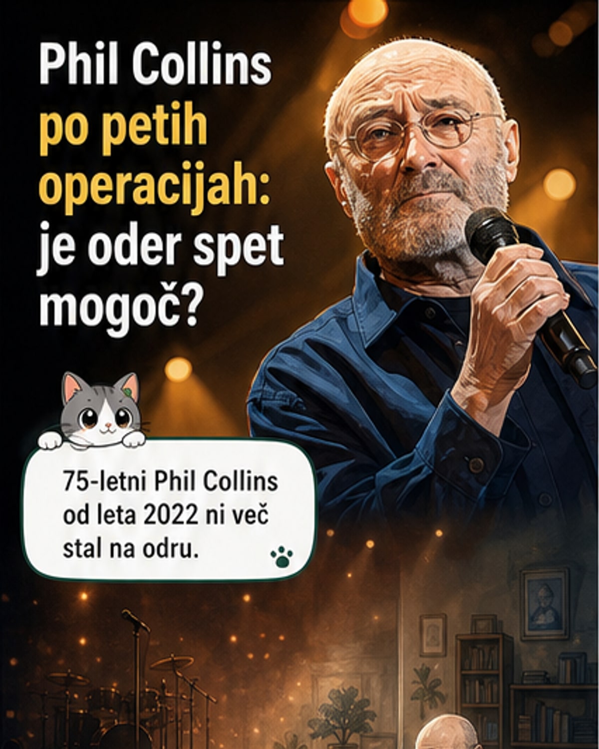 Phil Collins razmišlja o vrnitvi na oder