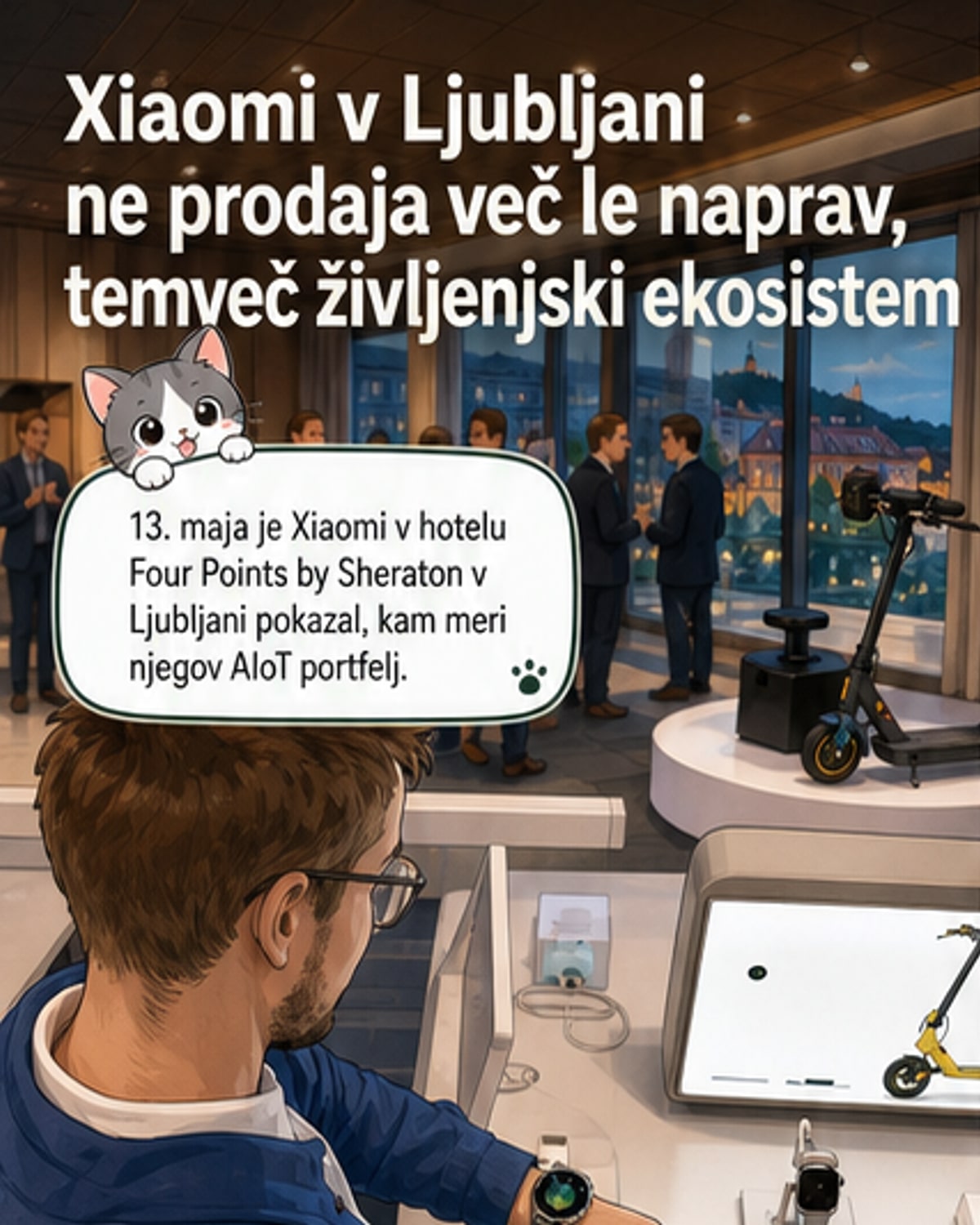 Xiaomi predstavil popoln povezan ekosistem