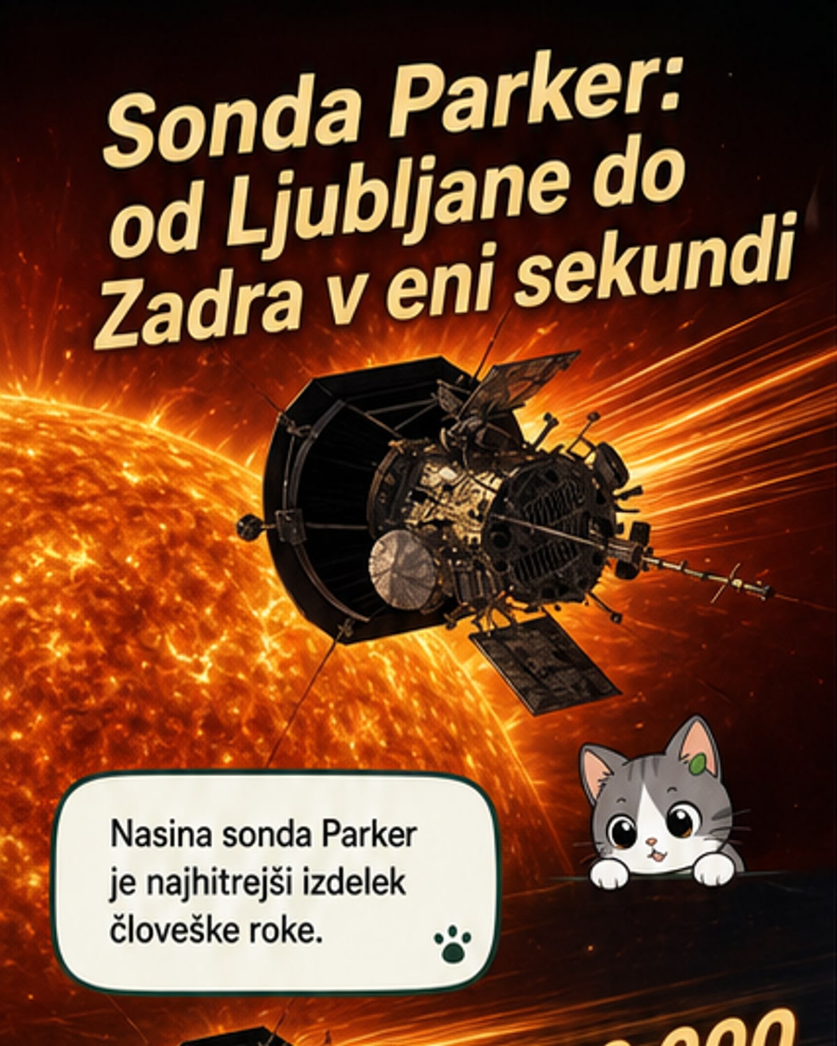 Sonda Parker: najhitrejši človekov izdelek