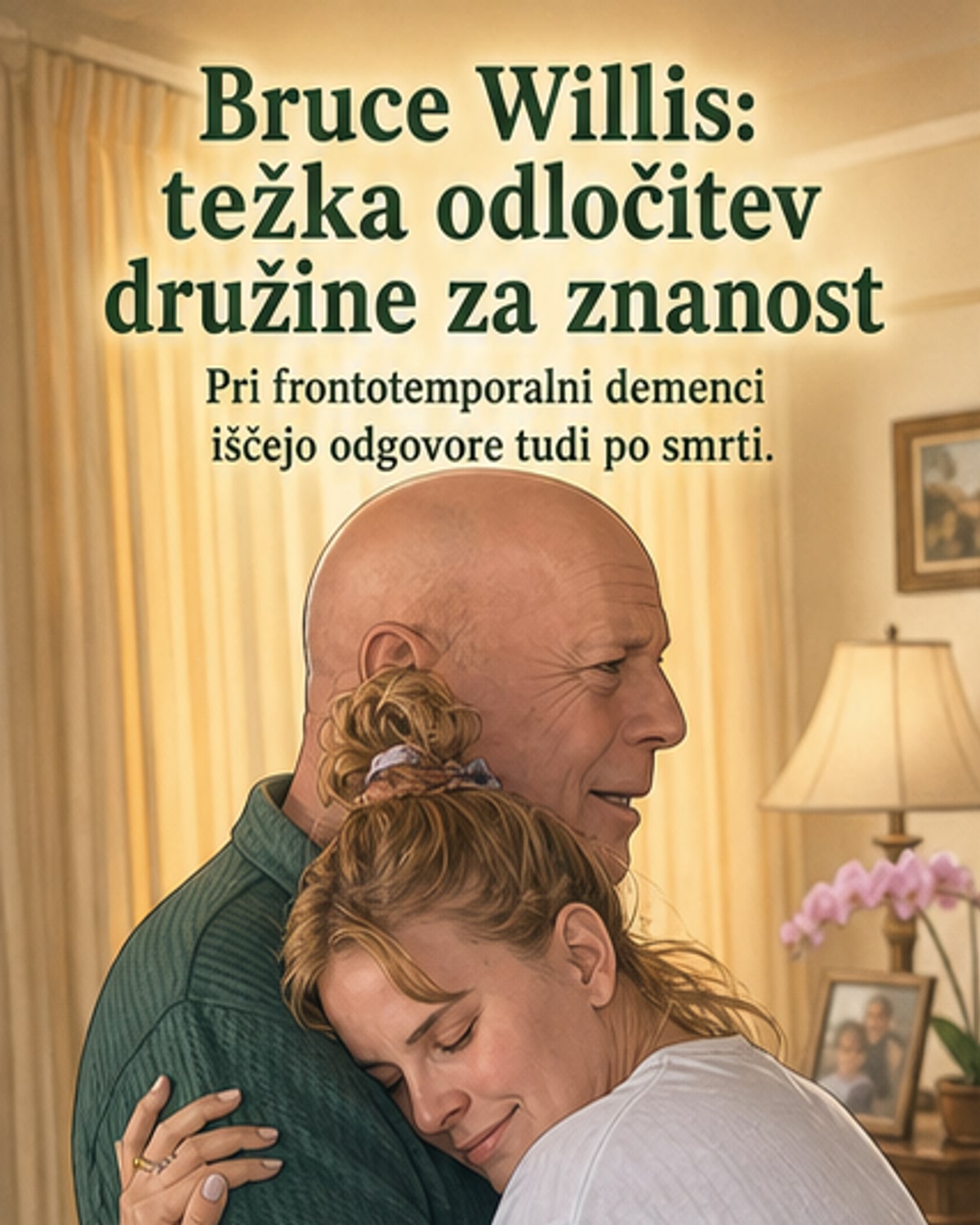 Bruce Willis daruje možgane znanosti