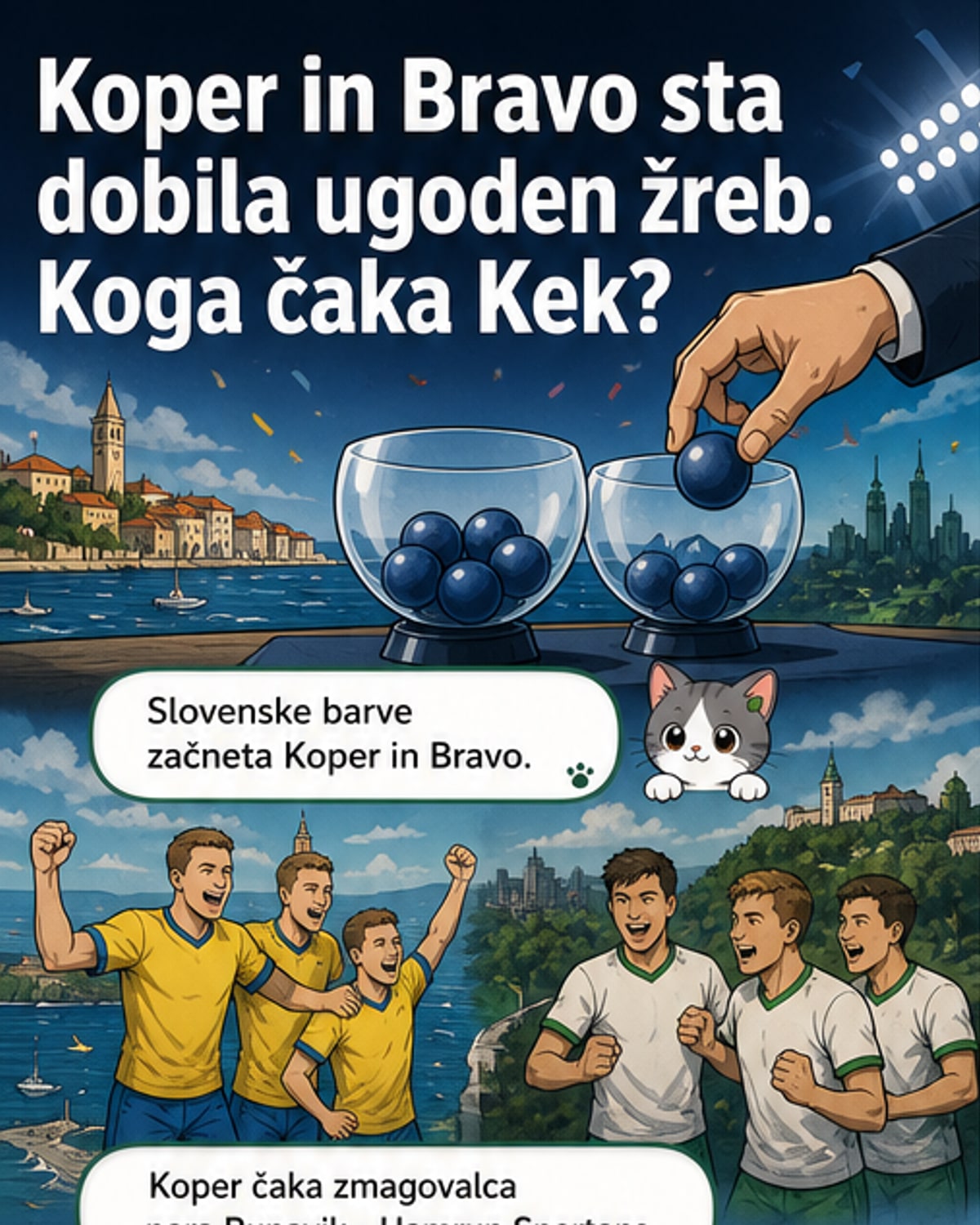 Slovenija v Evropi: Koper in Bravo na tek