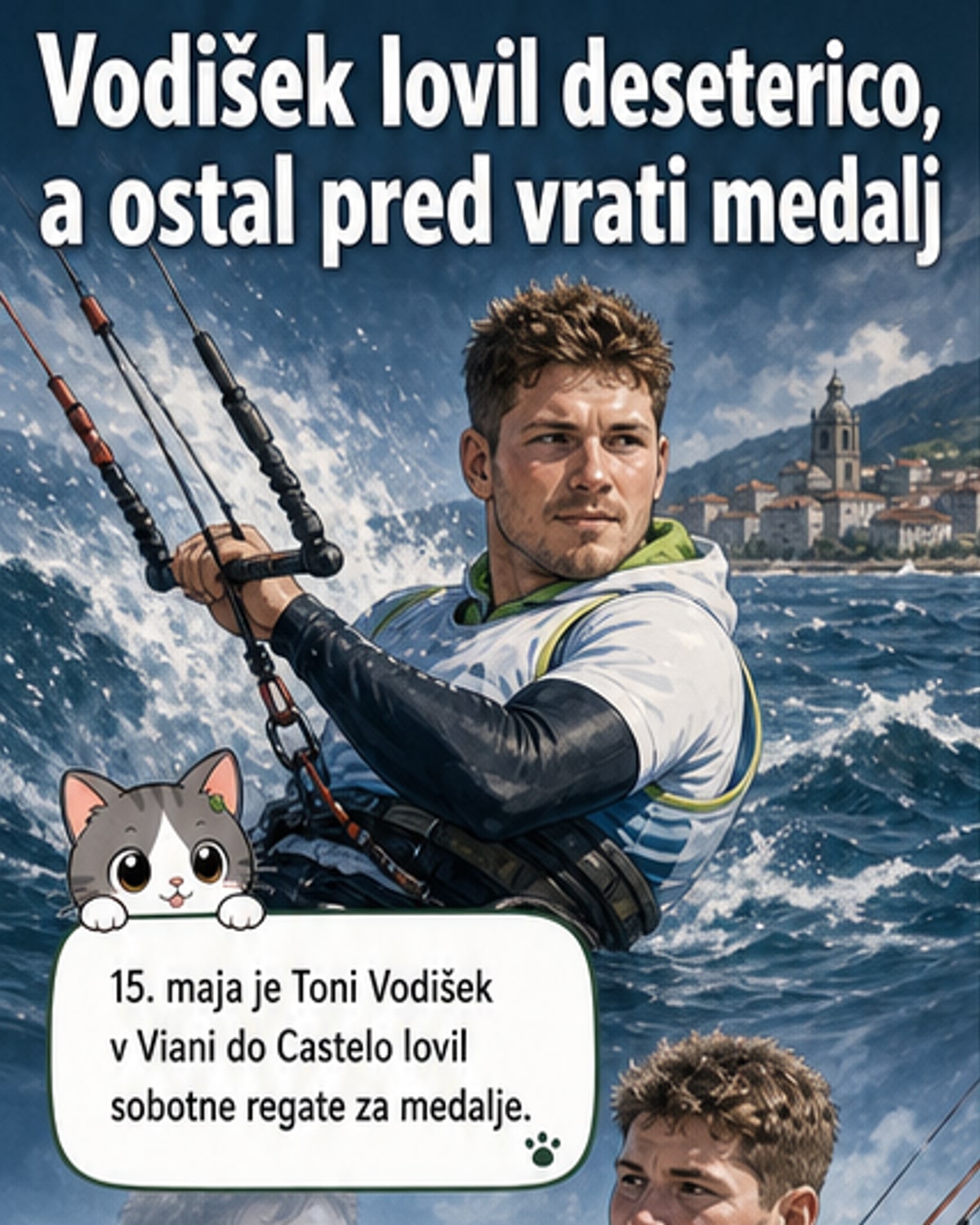 Vodišek brez regat za medalje