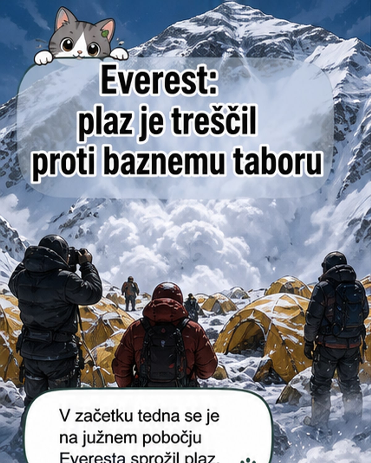 Plaz zahvatil bazni tabor pod Everestom