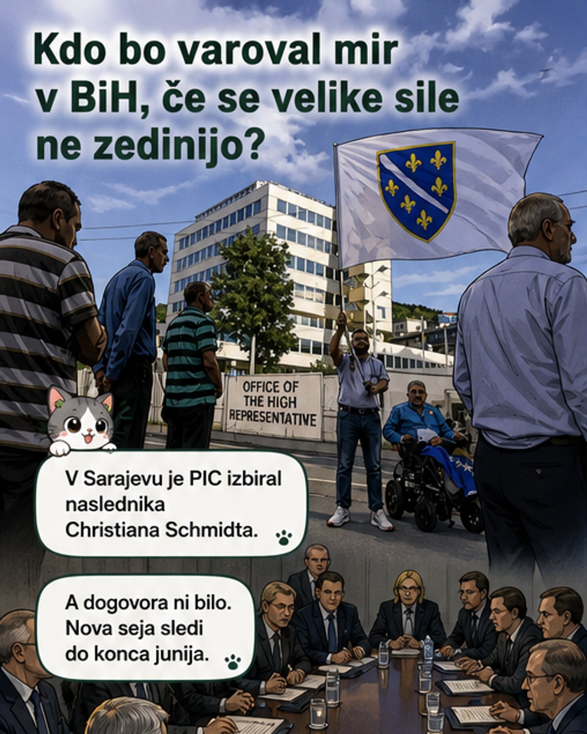 Brez dogovora o novem visokem predstavniku za BiH