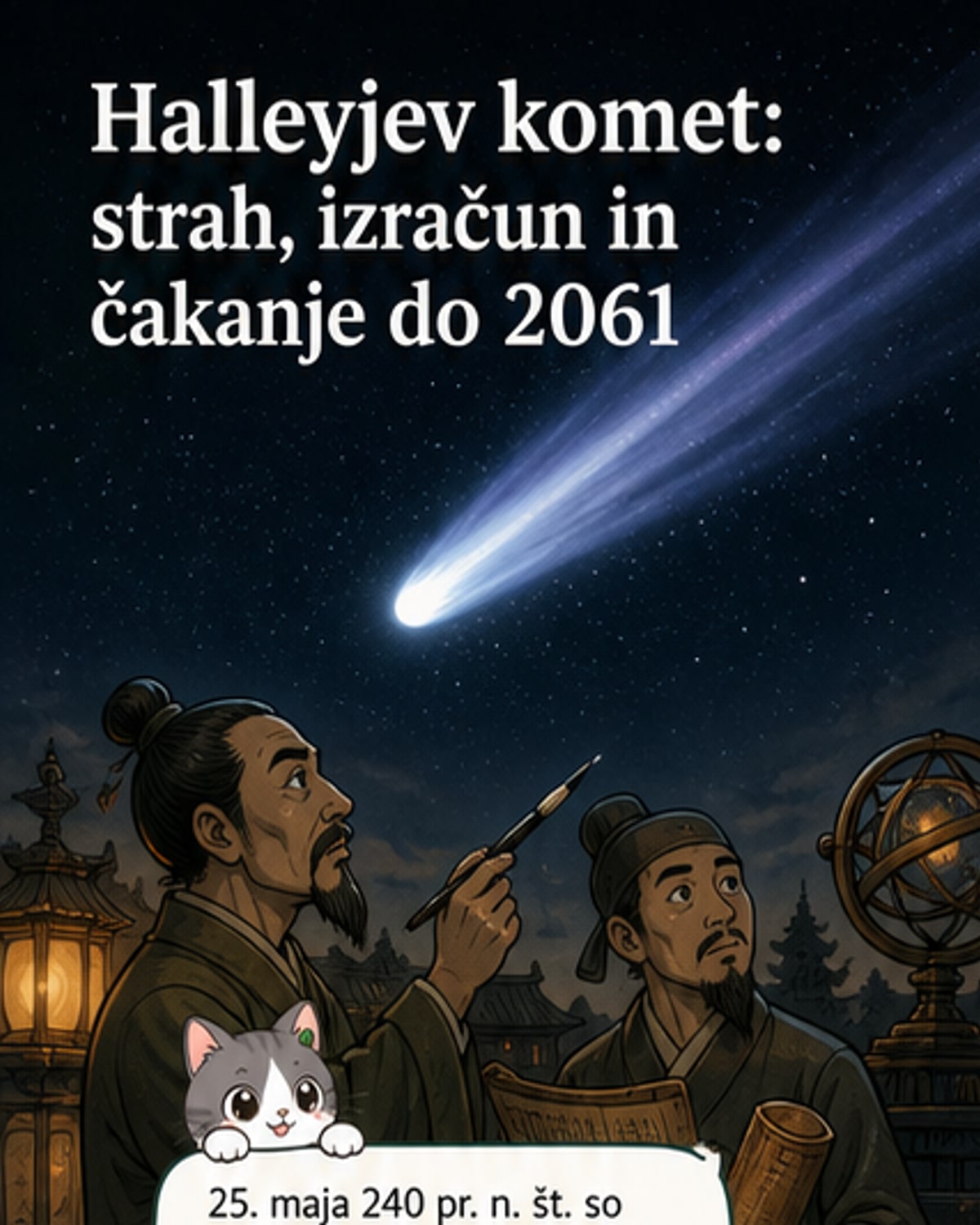 Halleyjev komet se vrača leta 2061