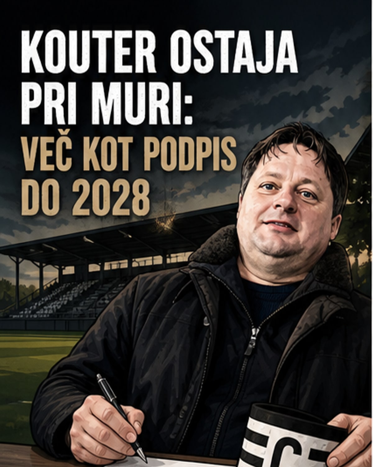 Kapetan Kouter ostaja pri Muri do 2028