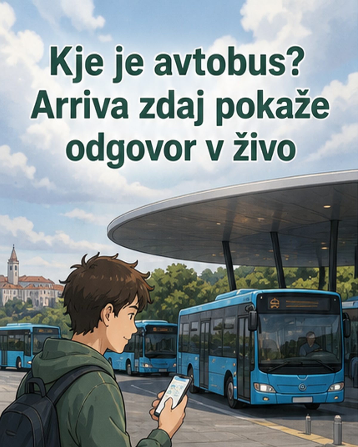 Arriva v Sloveniji zagnala novo avtobusno aplikacijo