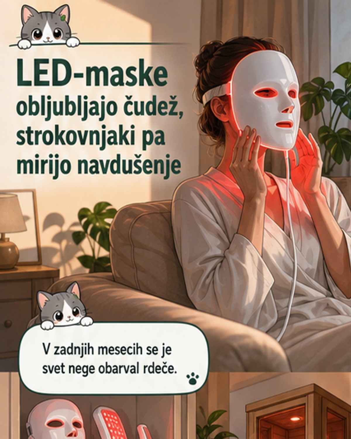Rdeča svetloba za mlajšo kožo: resničnost ali trend?