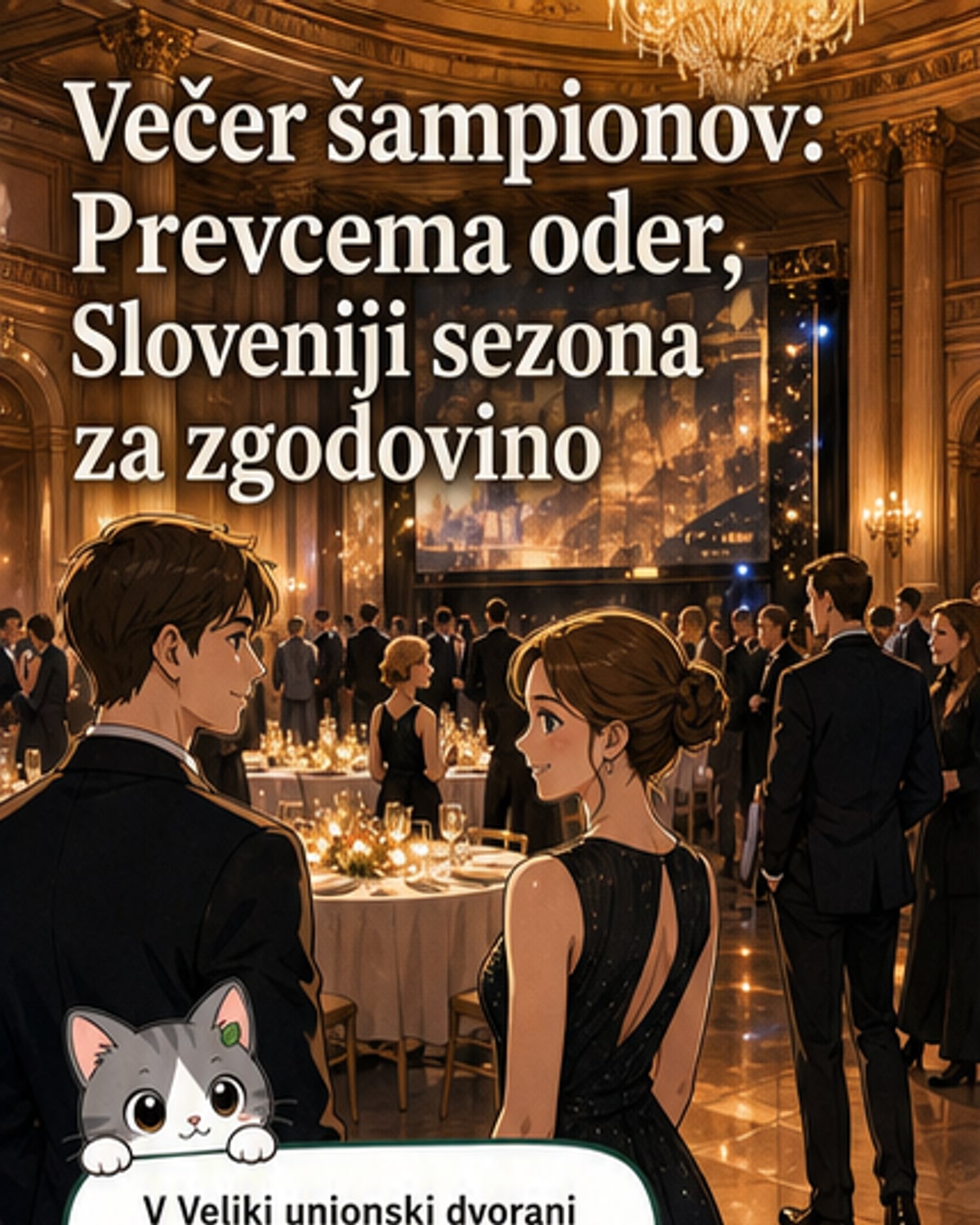 Nika in Domen Prevc osrednja imeni večera šampionov