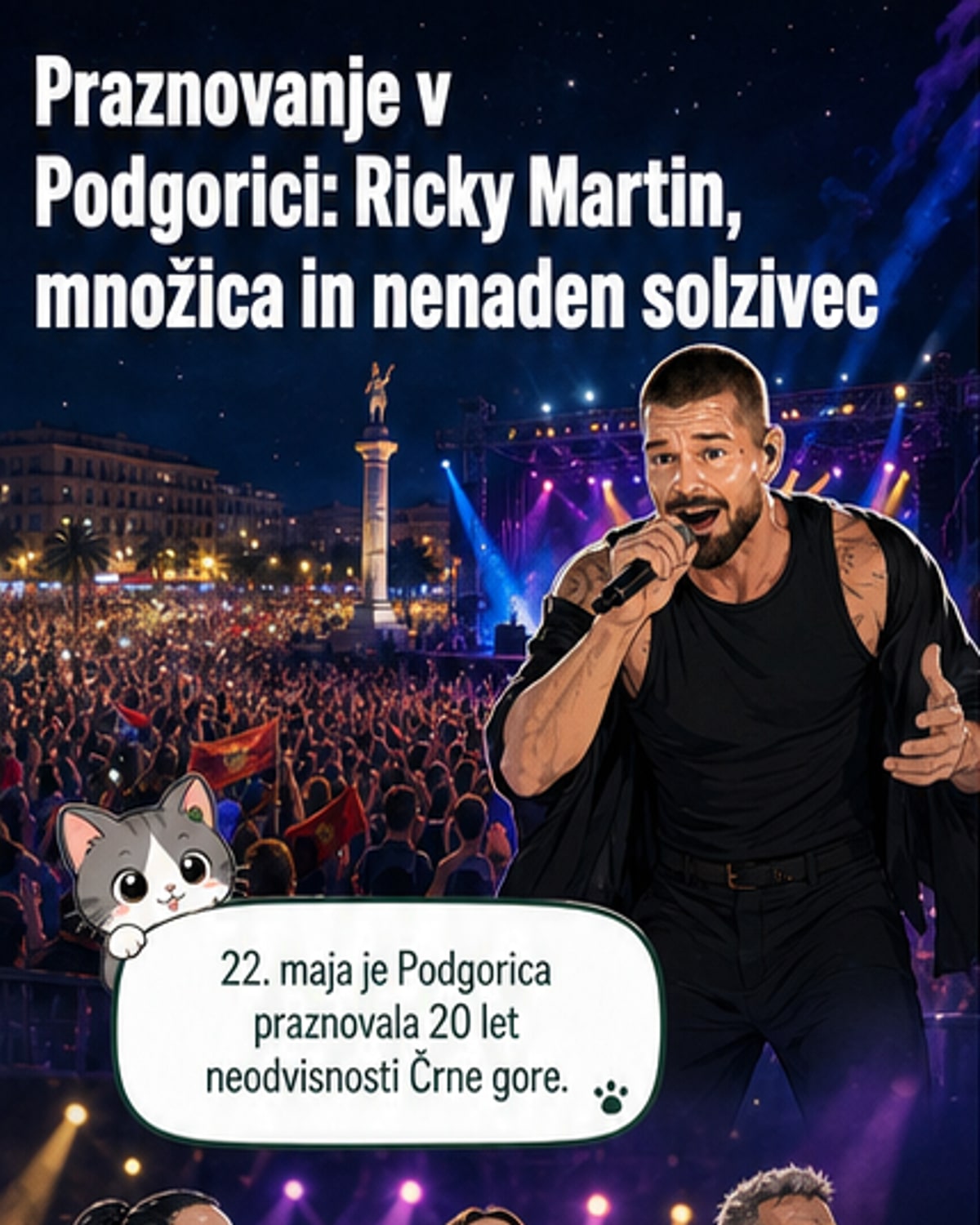 Koncert prekinjen zaradi solzivca