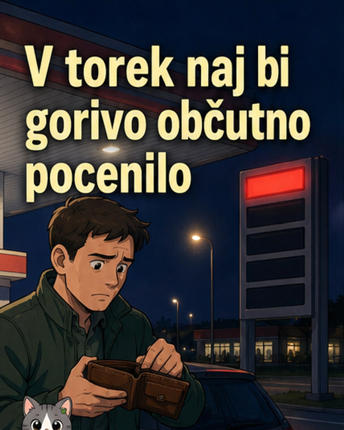 Občutna pocenitev goriv v Sloveniji