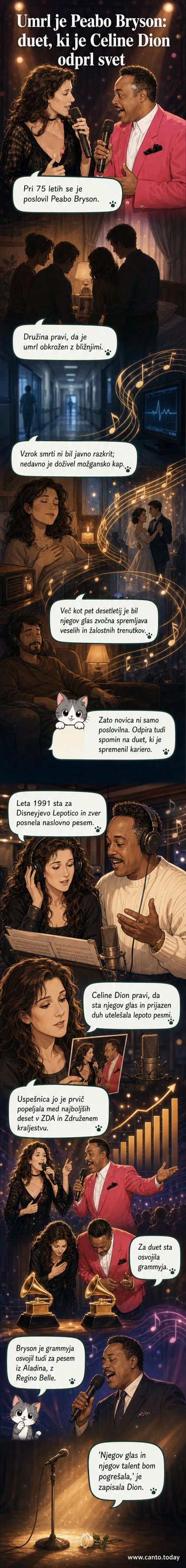 Celine Dion in Peabo Bryson med nastopom na podelitvi nagrad Grammy leta 1993