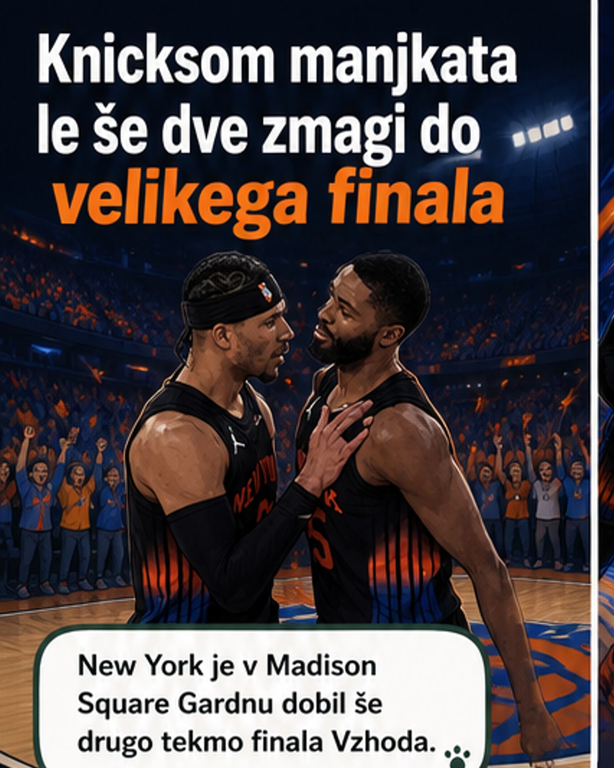 New York že na pol poti do finala
