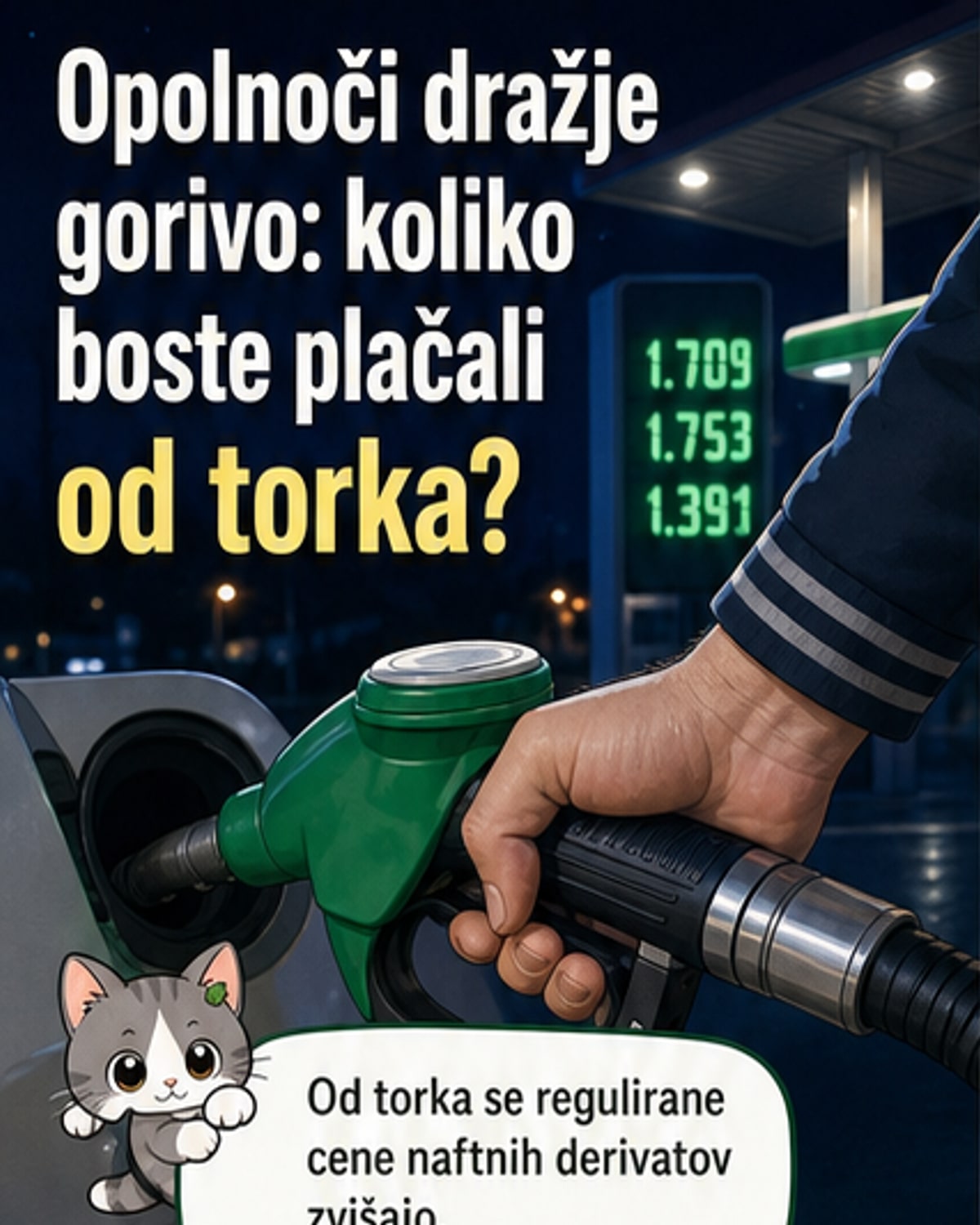 Naftna goriva dražja od ponedeljka