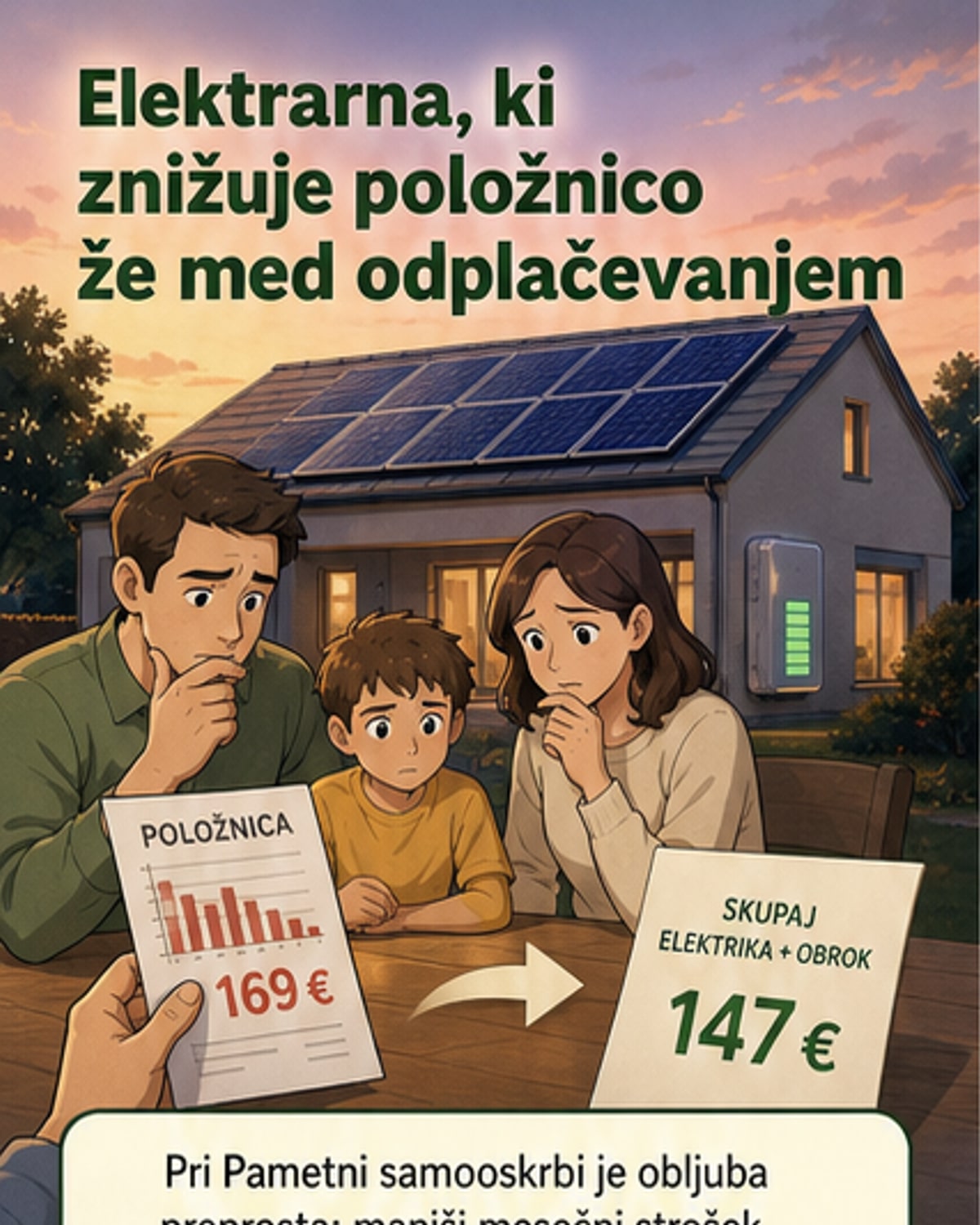 Elektrarna, ki se odplačuje s prihranki