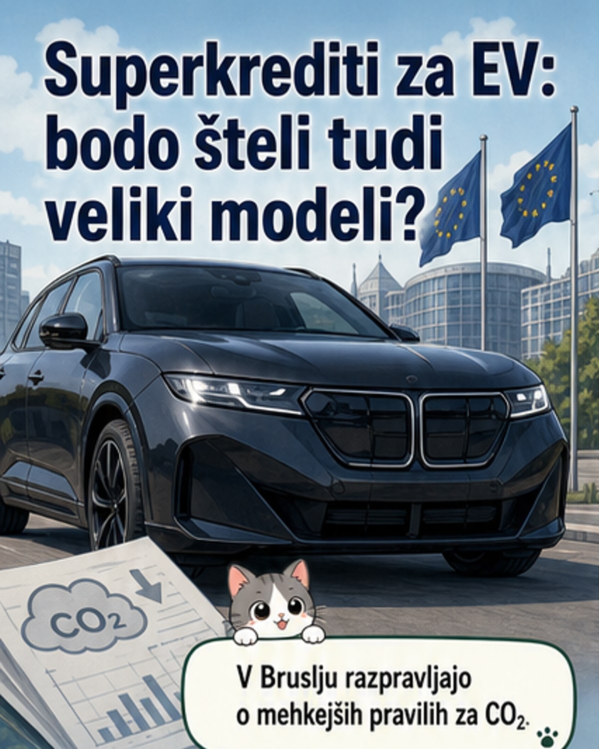 EU premišljuje superkredite za večje električne avte