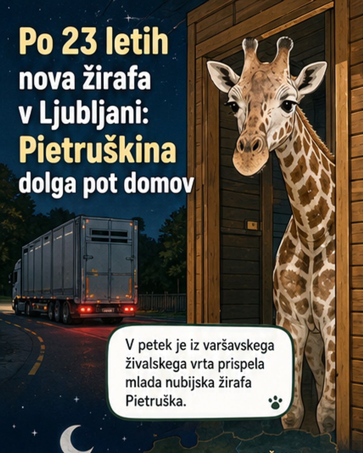 Ljubljanski živalski vrt dobi novico