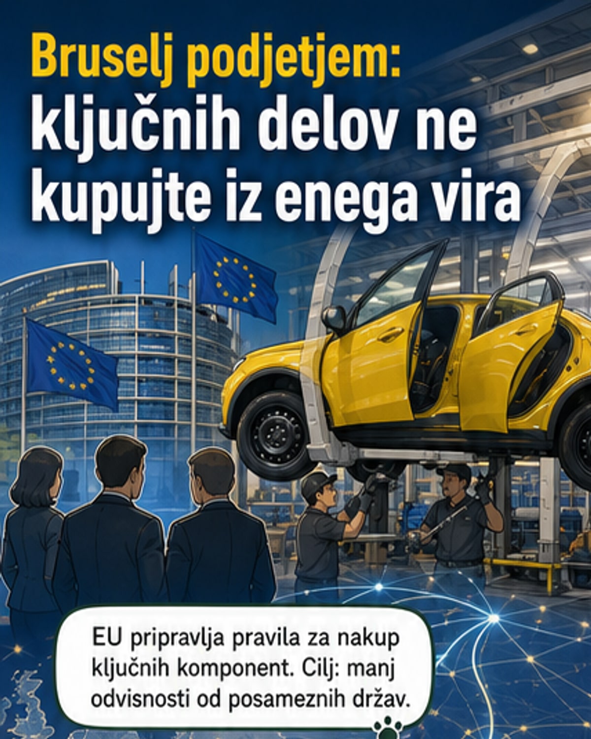 Evropa spreminja pravila nabave komponent