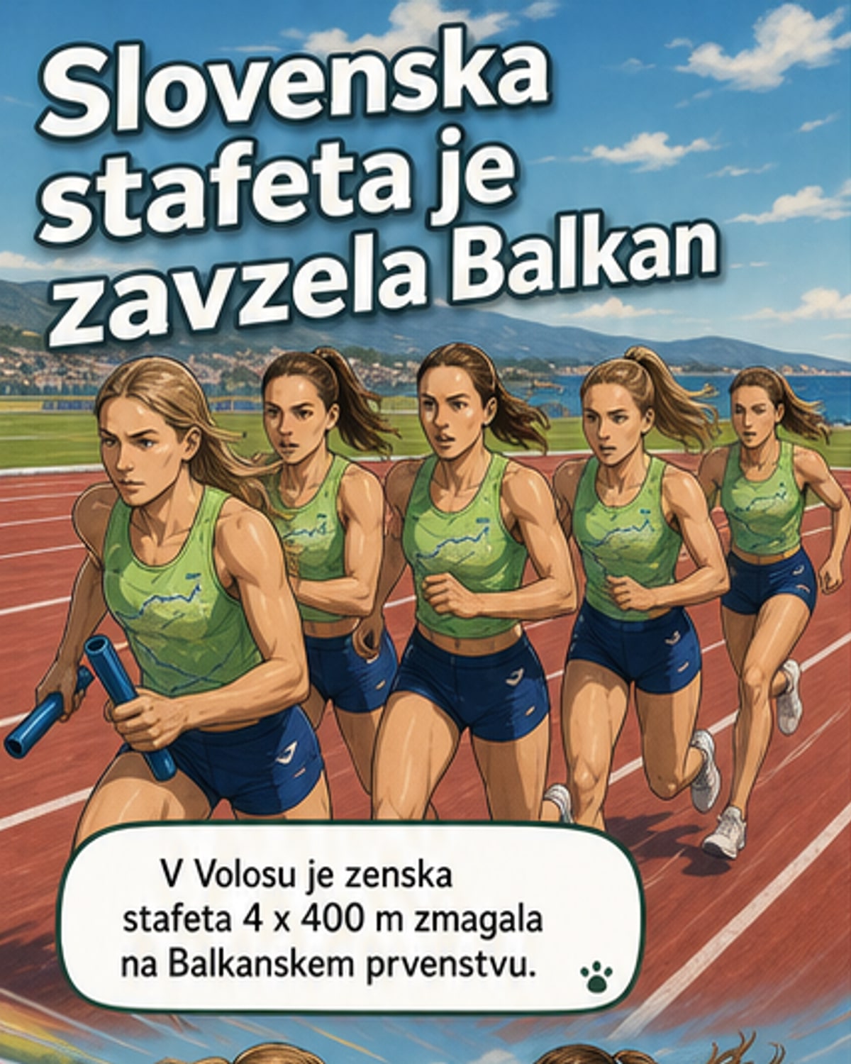 Slovenska štafeta zmagala na Balkanu