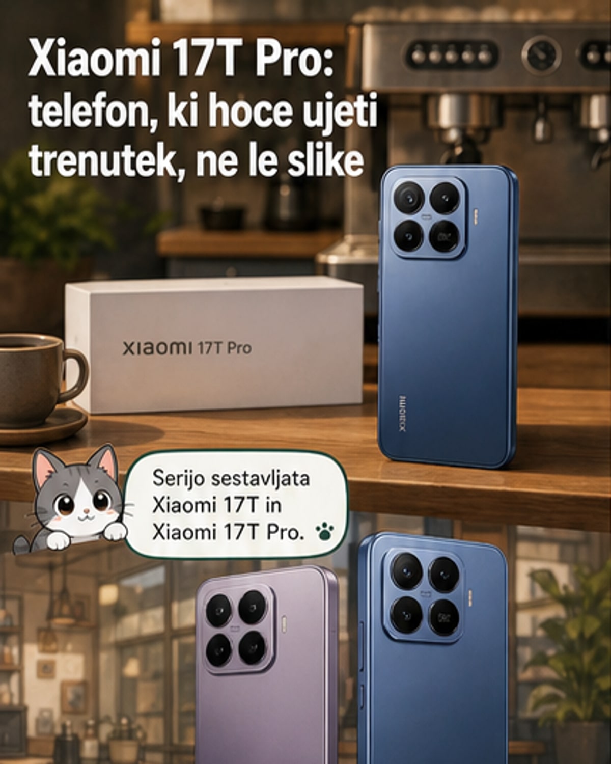 Xiaomi 17T Pro: Kako telefon ujame življenje
