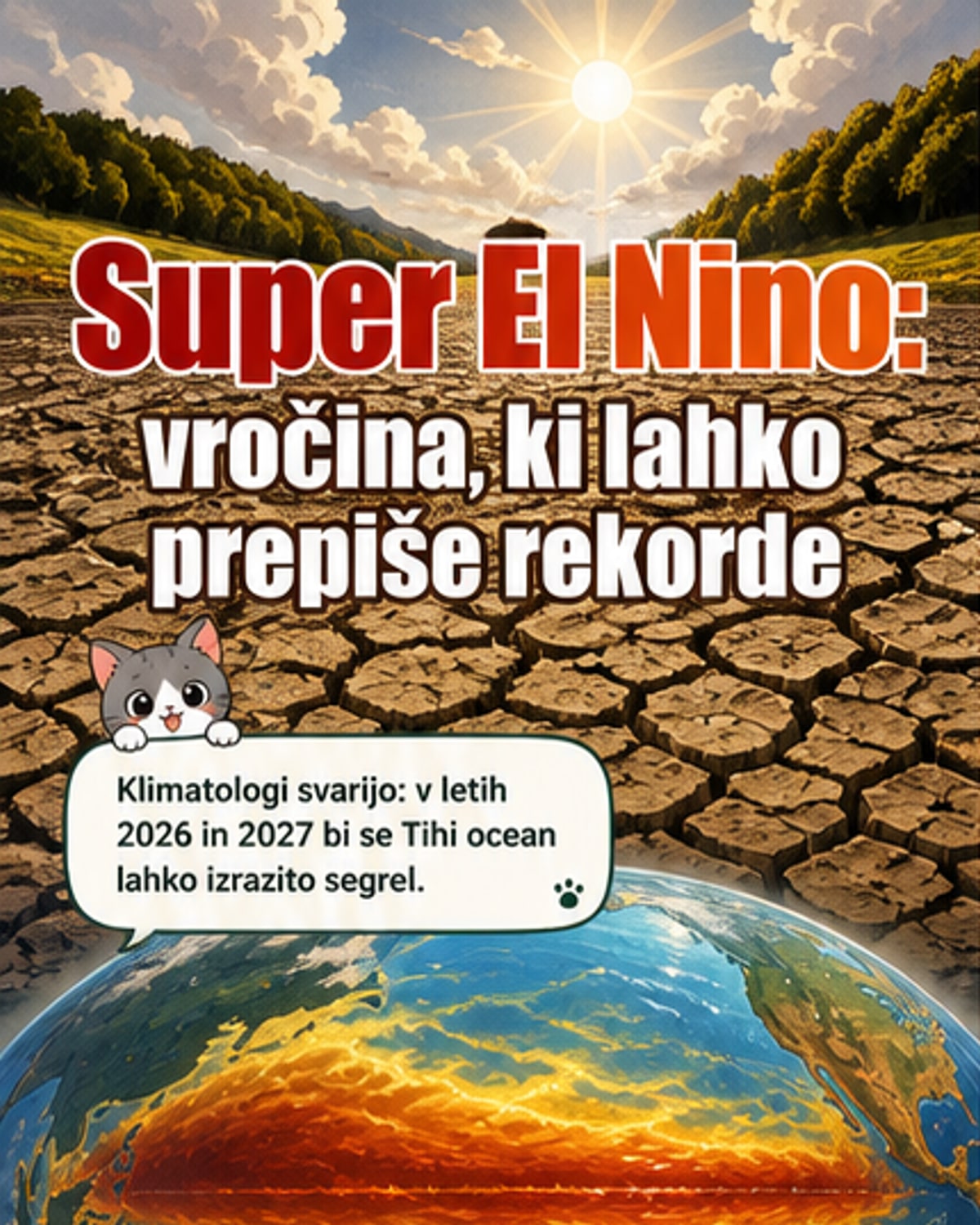 Svet čaka rekordna leta topleta