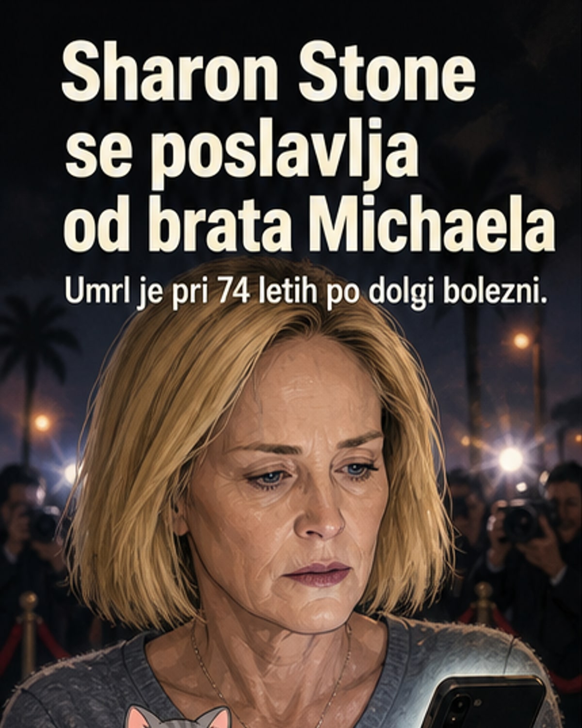 Umrl je brat Sharon Stone