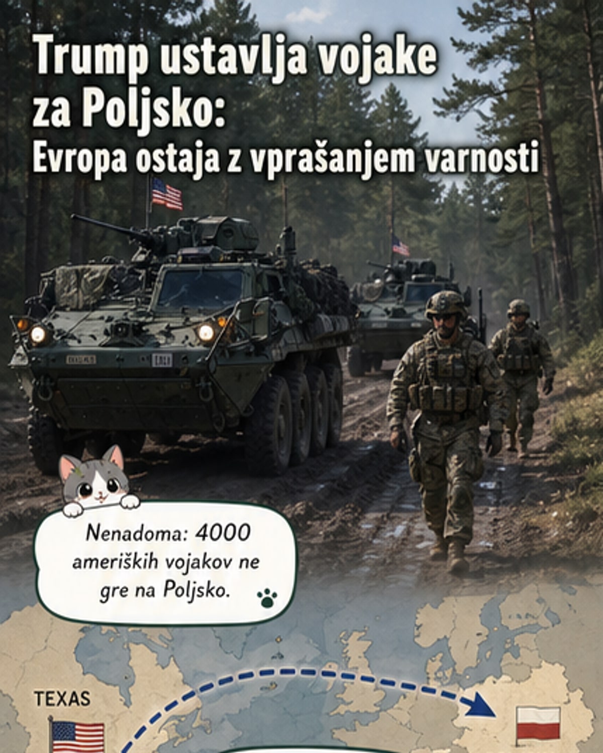 ZDA umikajo vojake iz Evrope