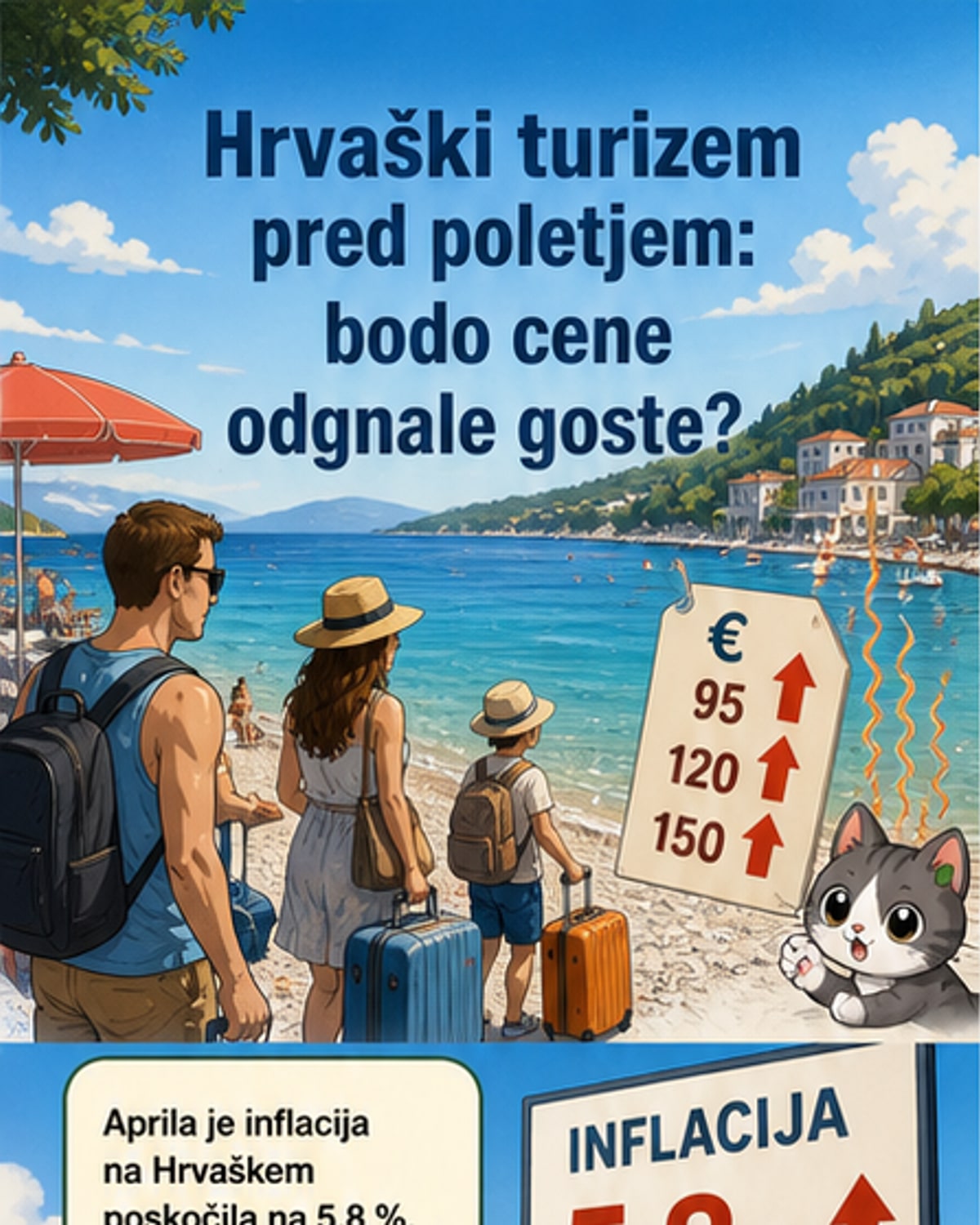 Hrvaška v skrbi pred turistično sezono