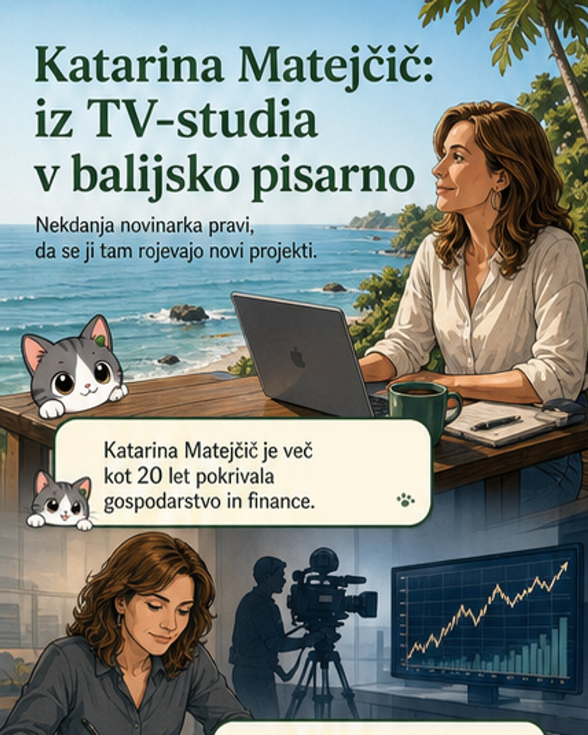 Bivša Poptevejevka preselila pisarno na Bali
