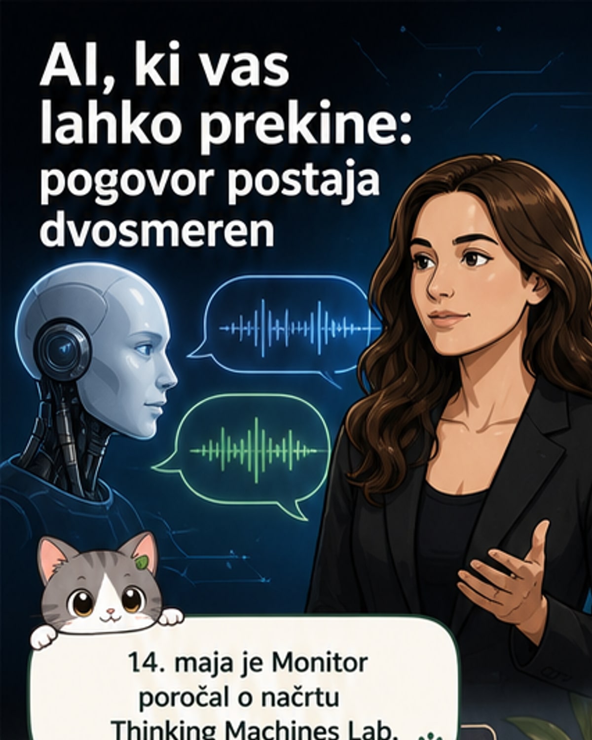 Razvijajo umetno inteligenco, ki posluša, ko govori