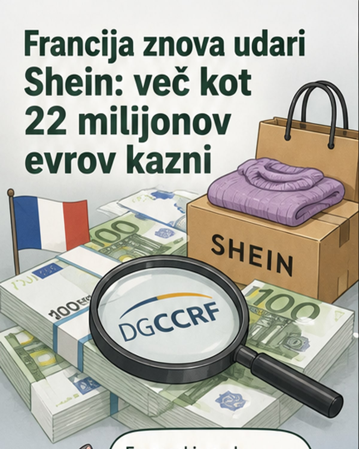 Sheinu naložili še eno milijonsko kazen