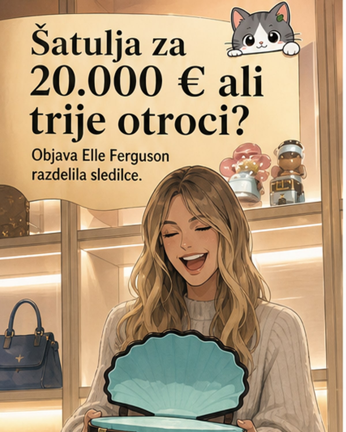Škatlica vredna 20.000 evrov boljša od otrok?