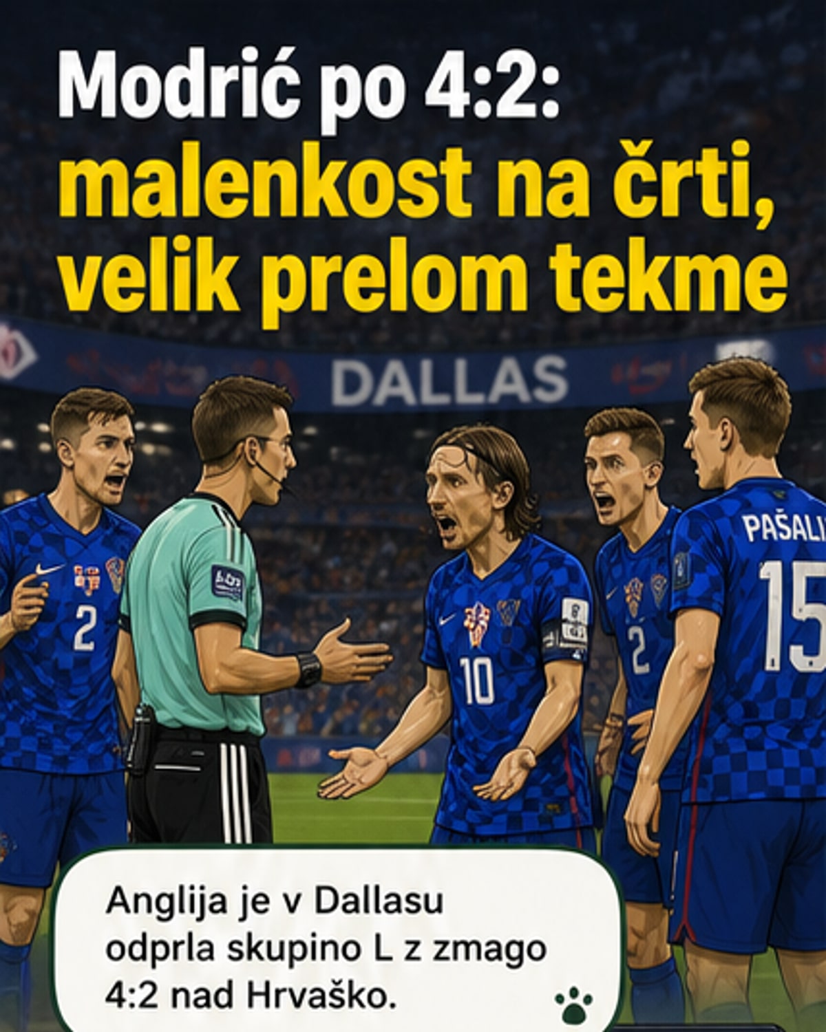 Modrić po porazu: 'Tretji gol nas je ubil'