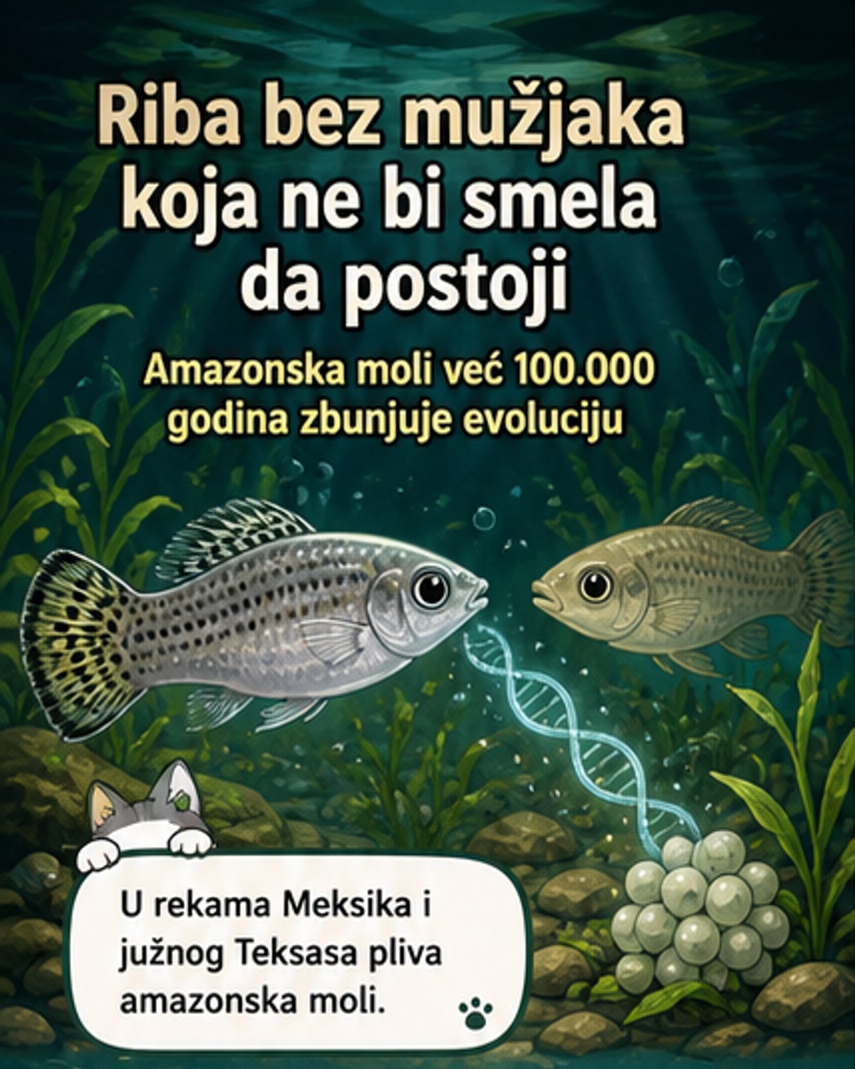 Рибица која живи без мушкараца