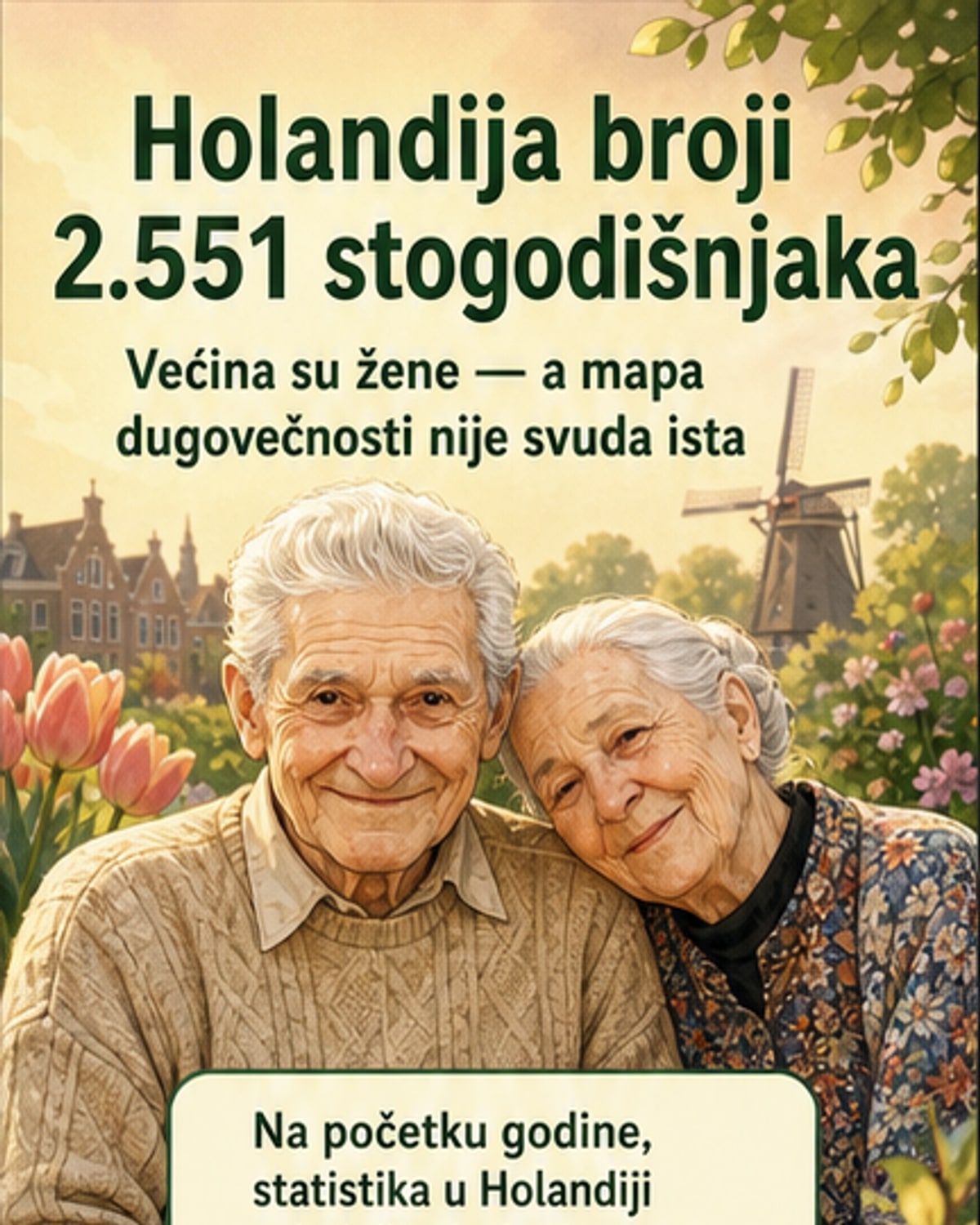 Холандија има преко 2.500 стогодишњака