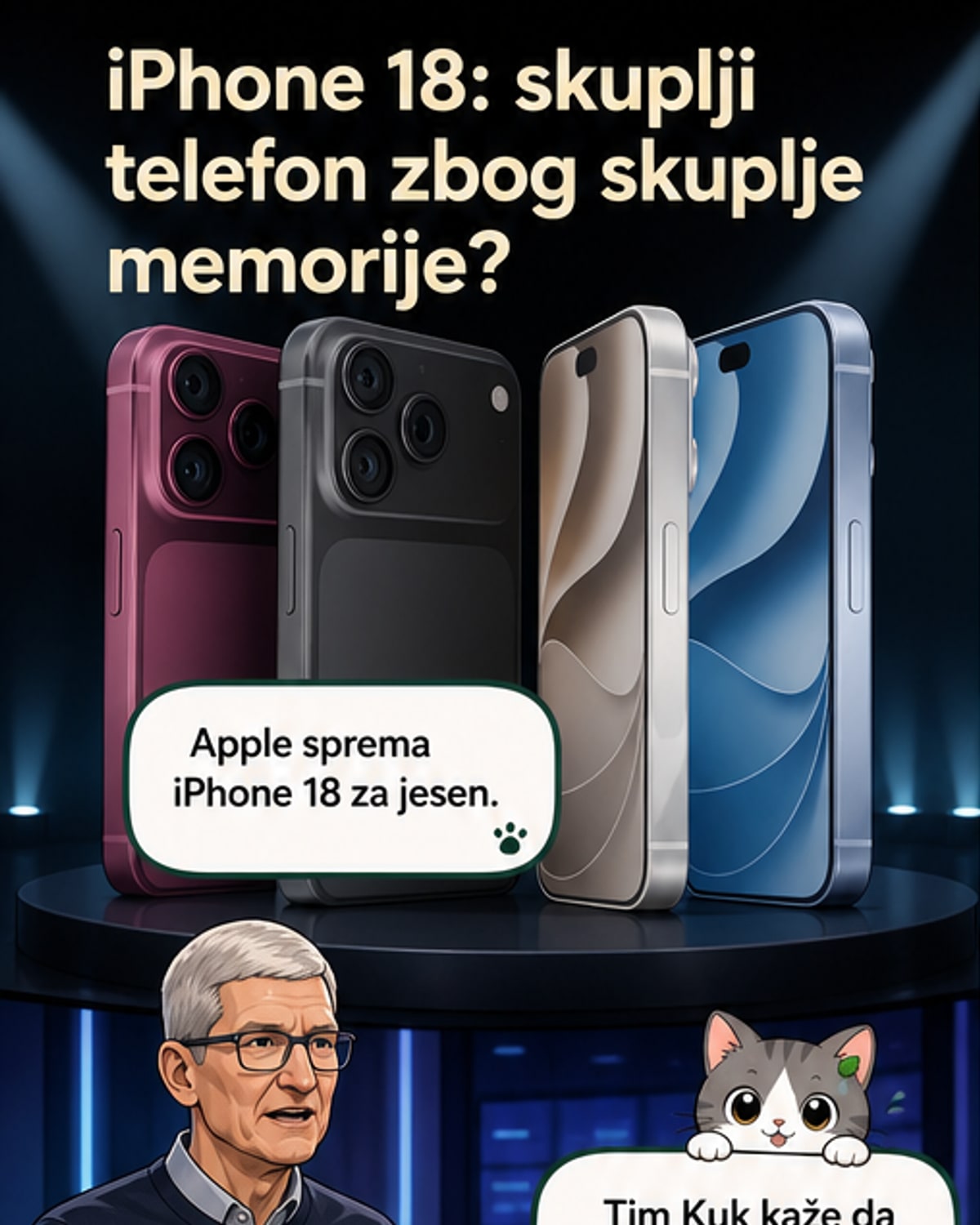 iPhone 18 može da poskupi do 200 dolara