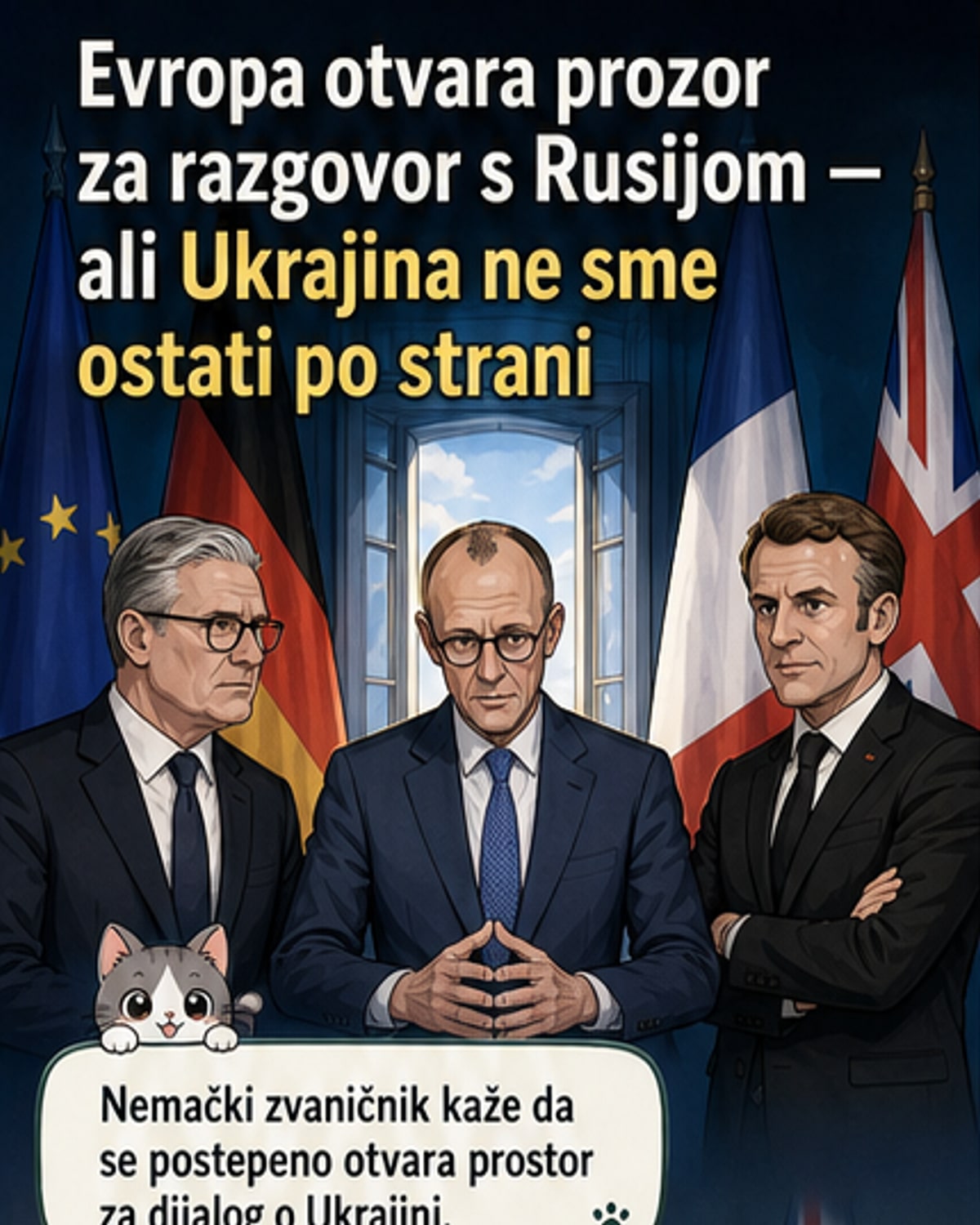 Европска тројка у центру мирног процеса