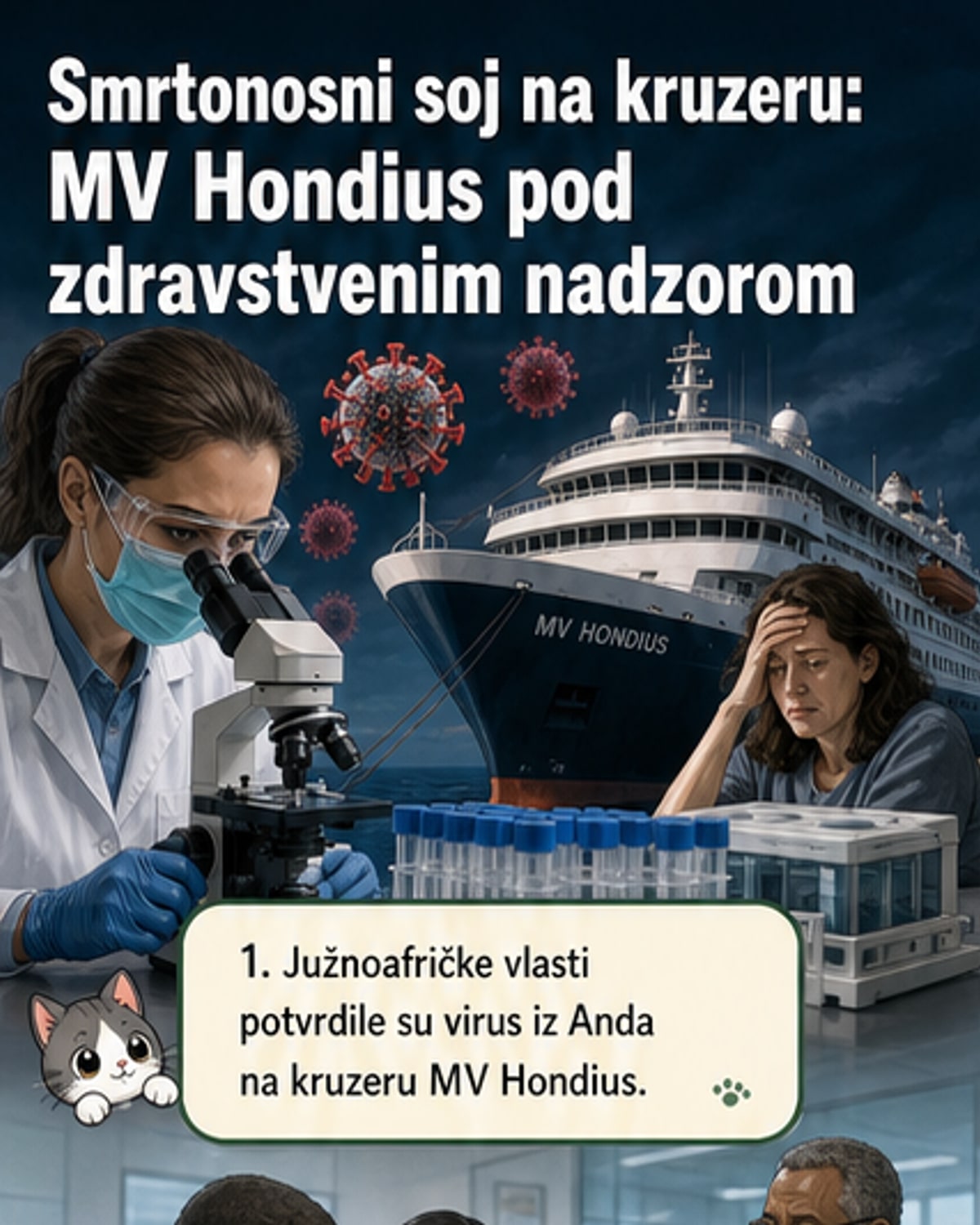 Otkriven virus koji se širi među ljudima