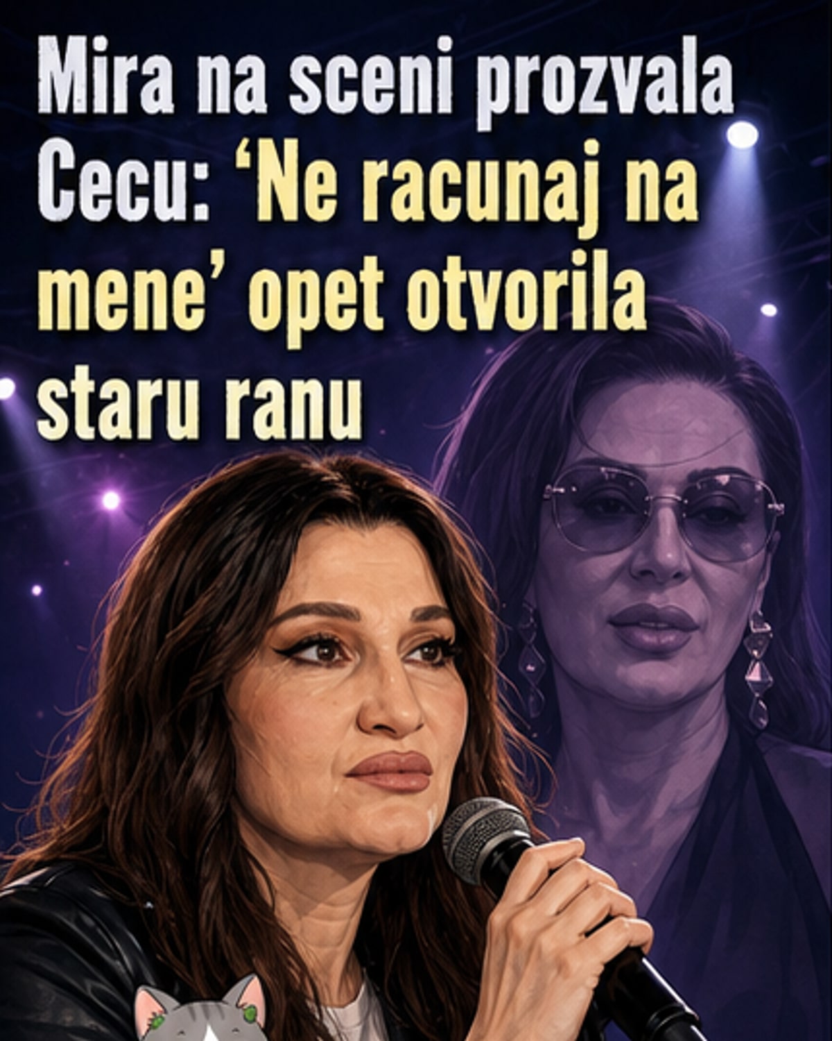 Мира поменула Цецу на концерту