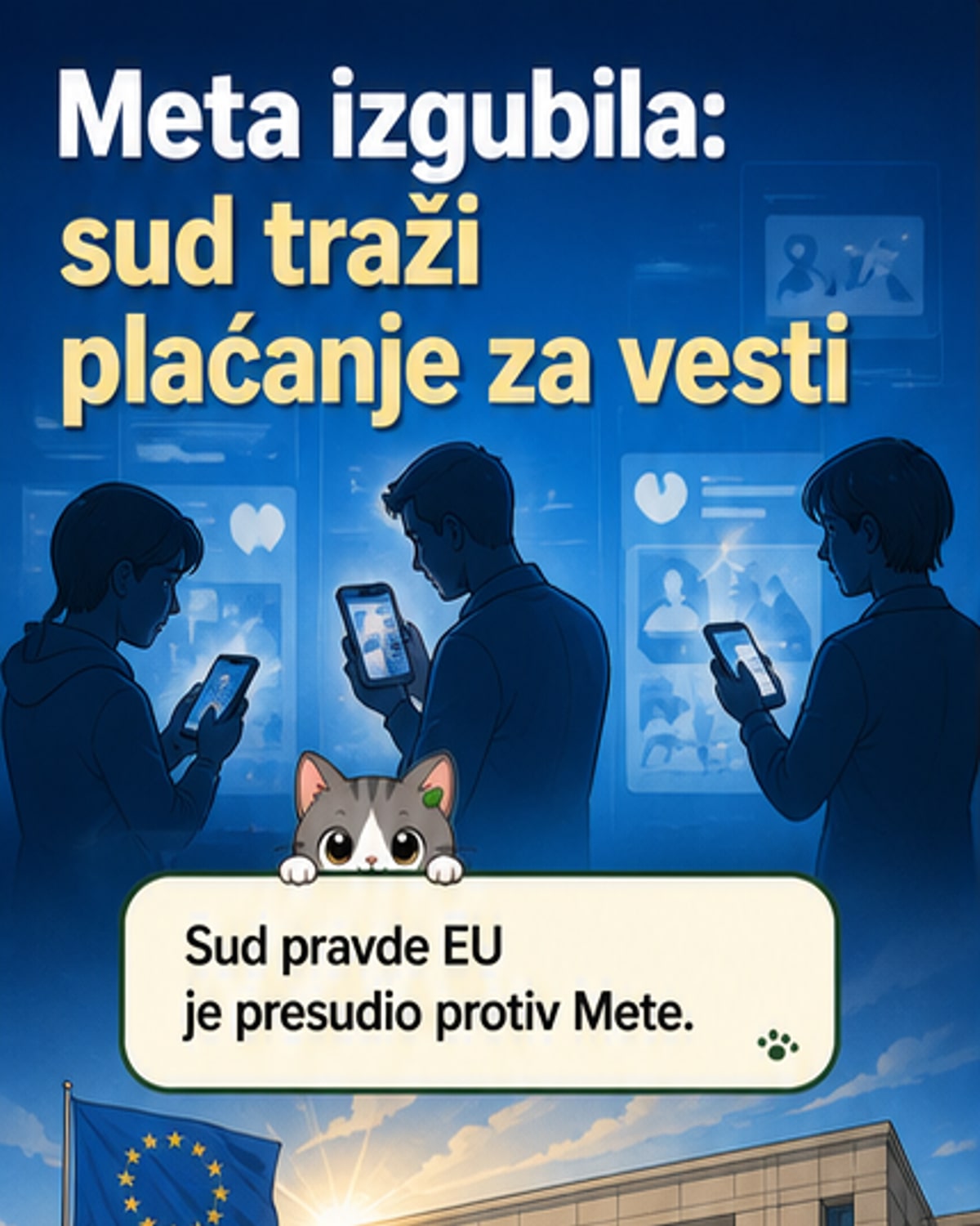 Meta mora da plaća za vesti