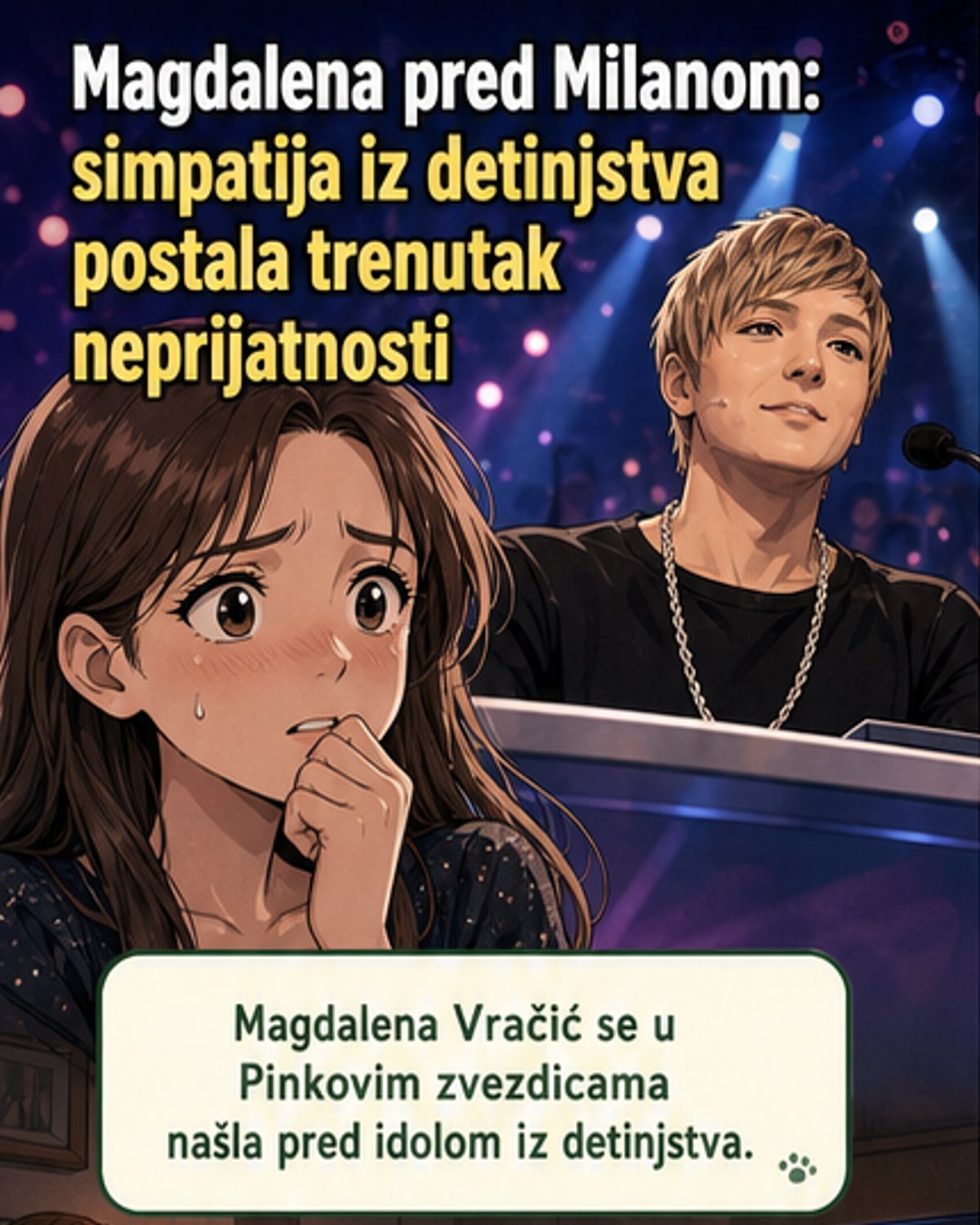 „Plakalo mi se!“ Певачица о љубави према Милану