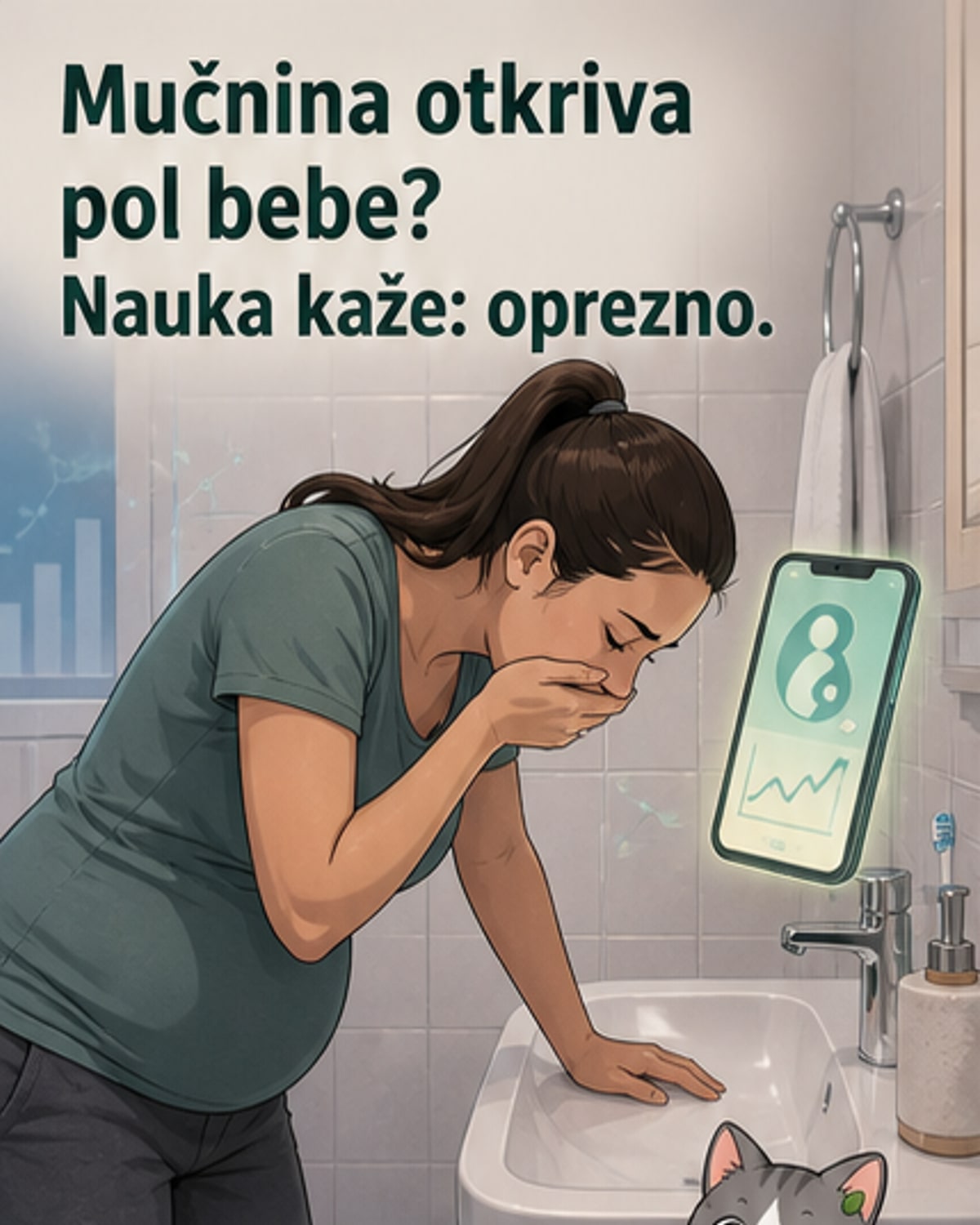 Јаче мучнине у трбушу? Вероватније је девојчица