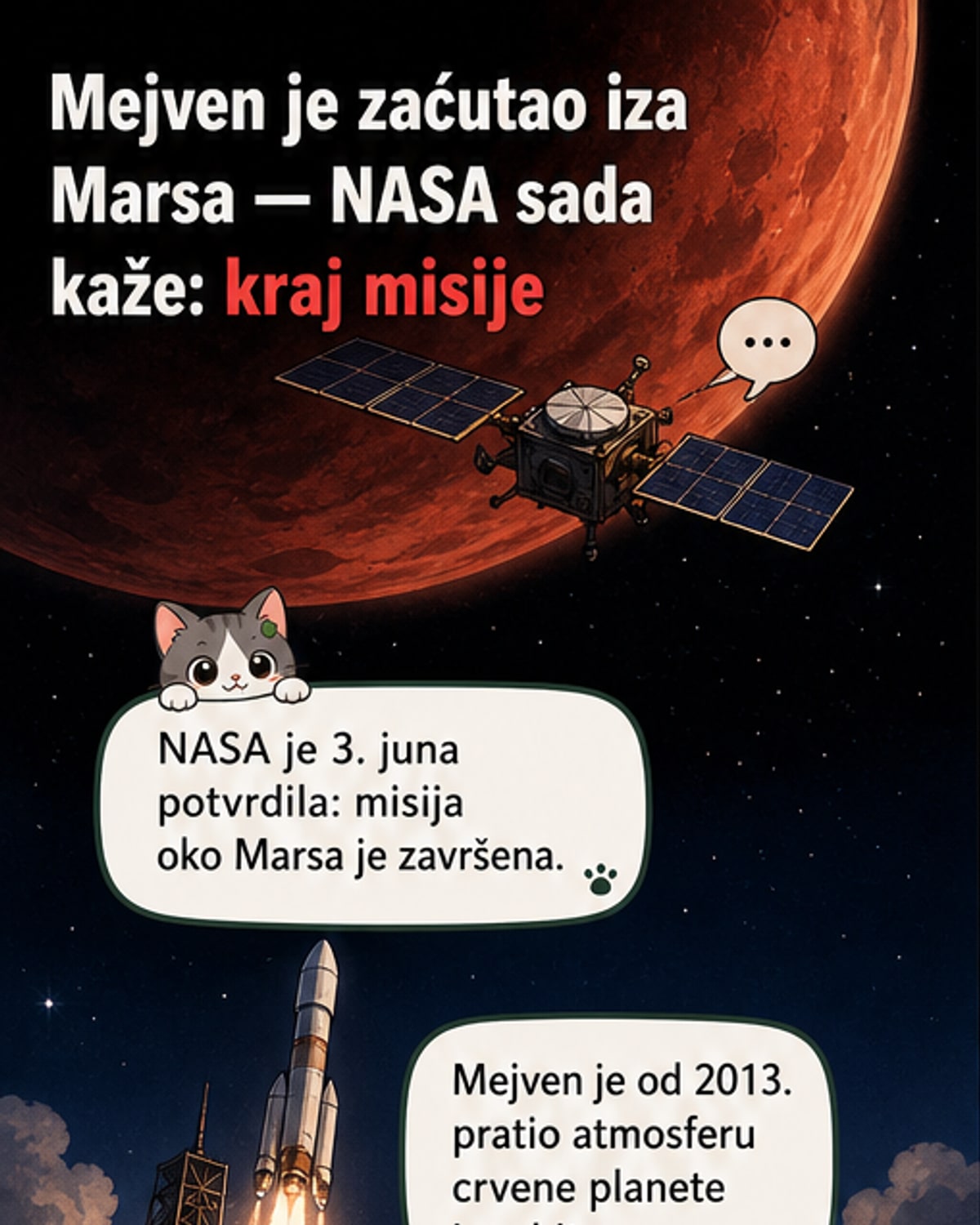 Mejven više ne odgovara sa Marsa