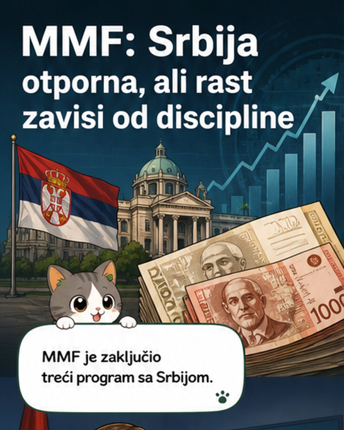 MMF: Rast Srbije 2,8% u 2026